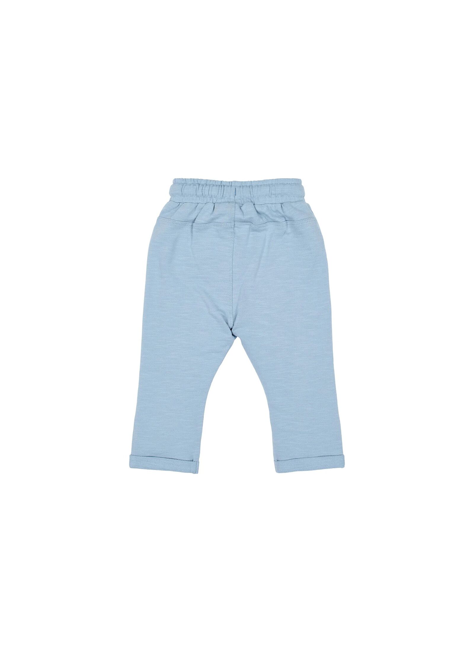 ORGANIC COTTON PANTS STEEL BLUE