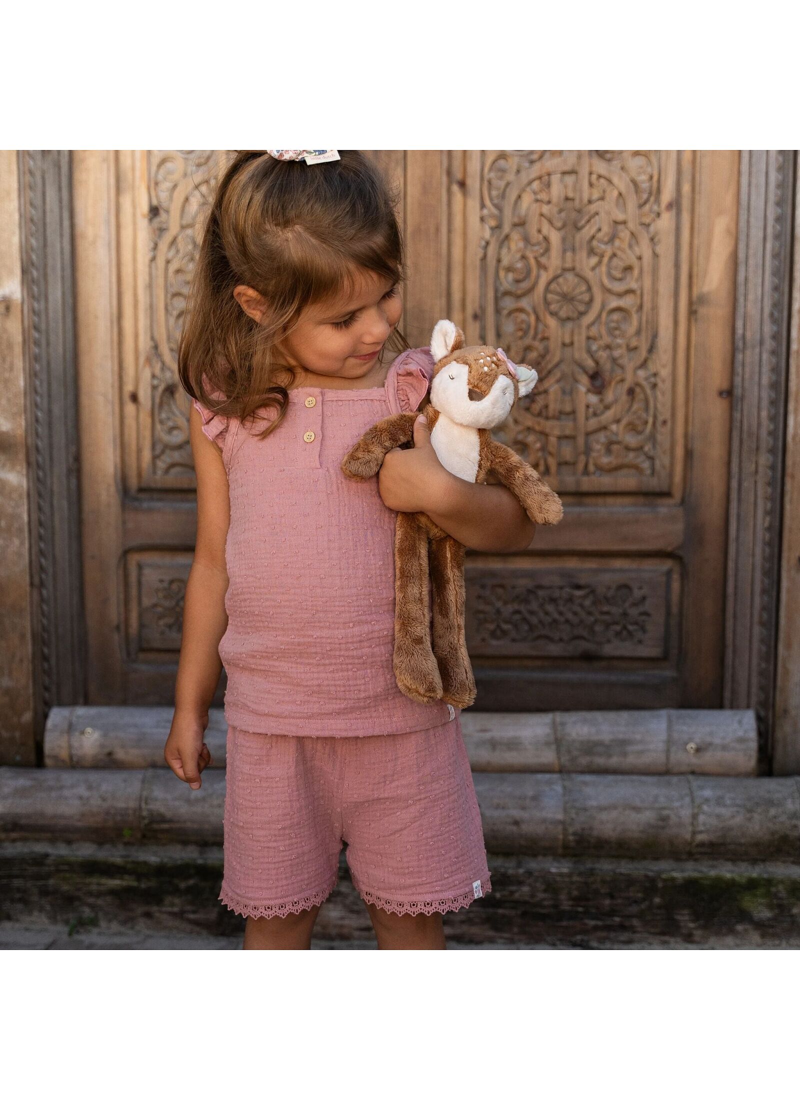 SHORTS FROM ORGANIC COTTON PINK BLUSH