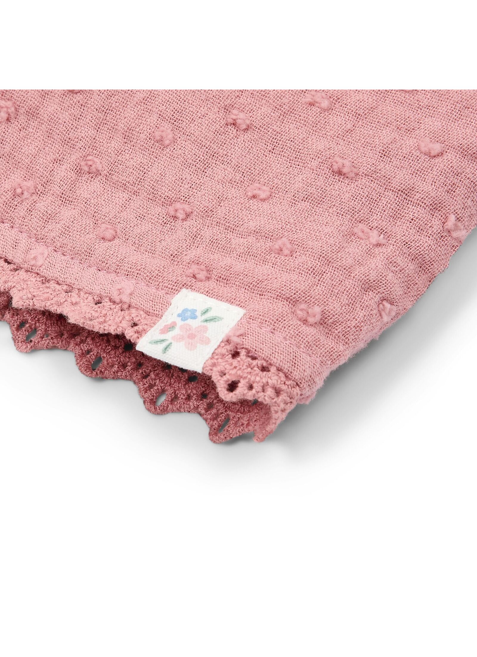 SHORTS FROM ORGANIC COTTON PINK BLUSH