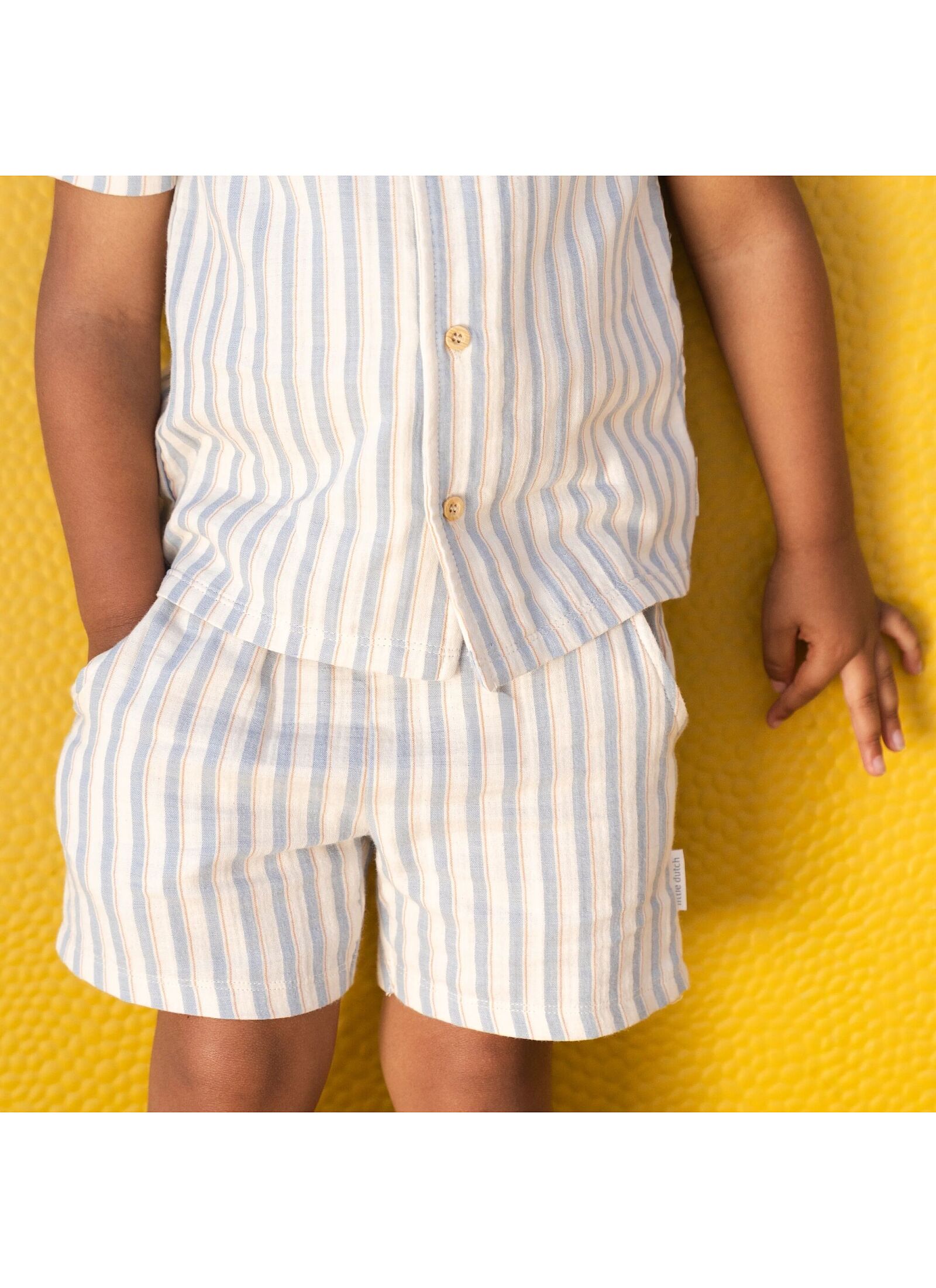 SHORTS FROM ORGANIC COTTON MULTI STRIPE
