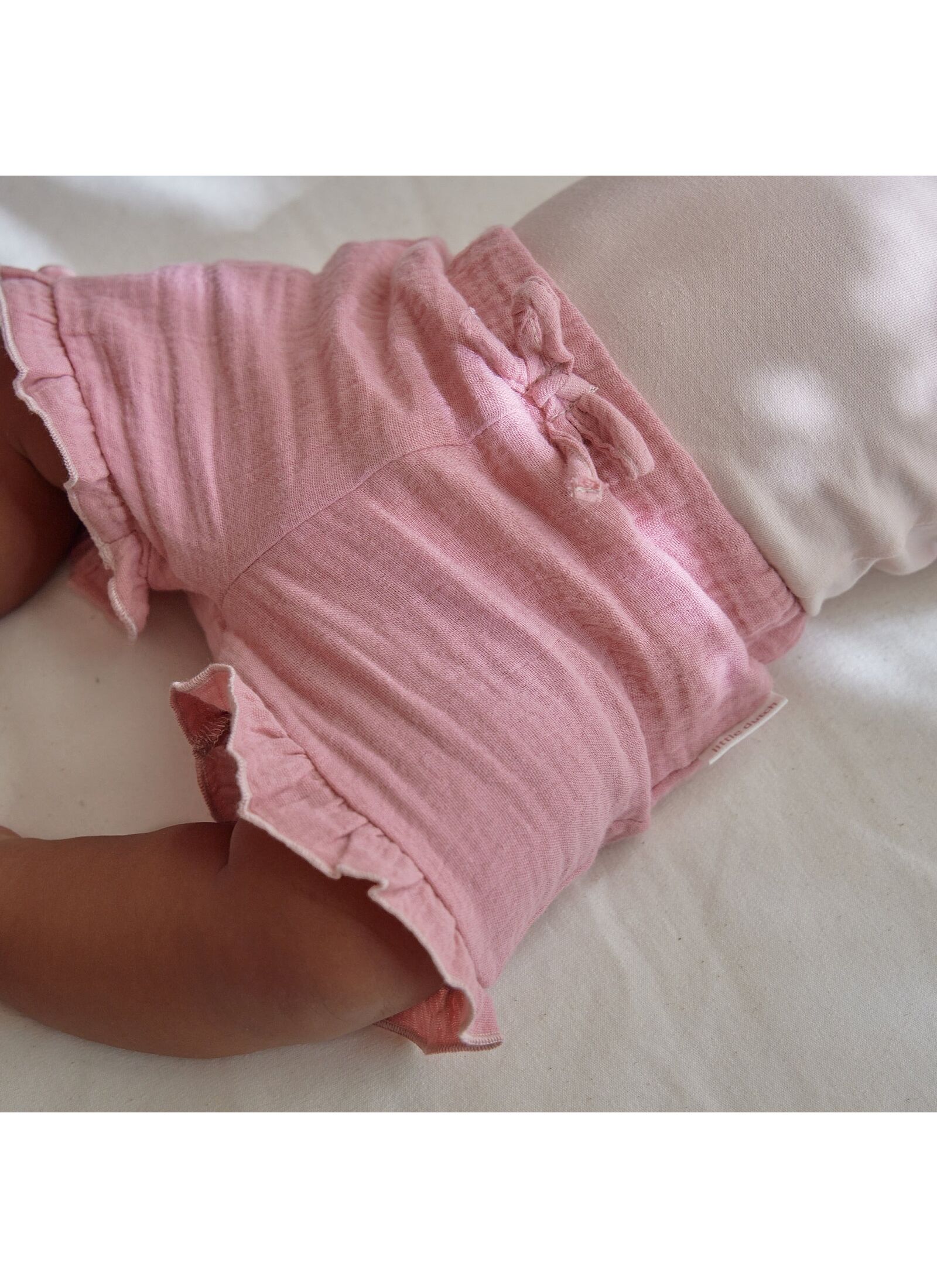 ORGANIC COTTON SHORTS PINK BLUSH