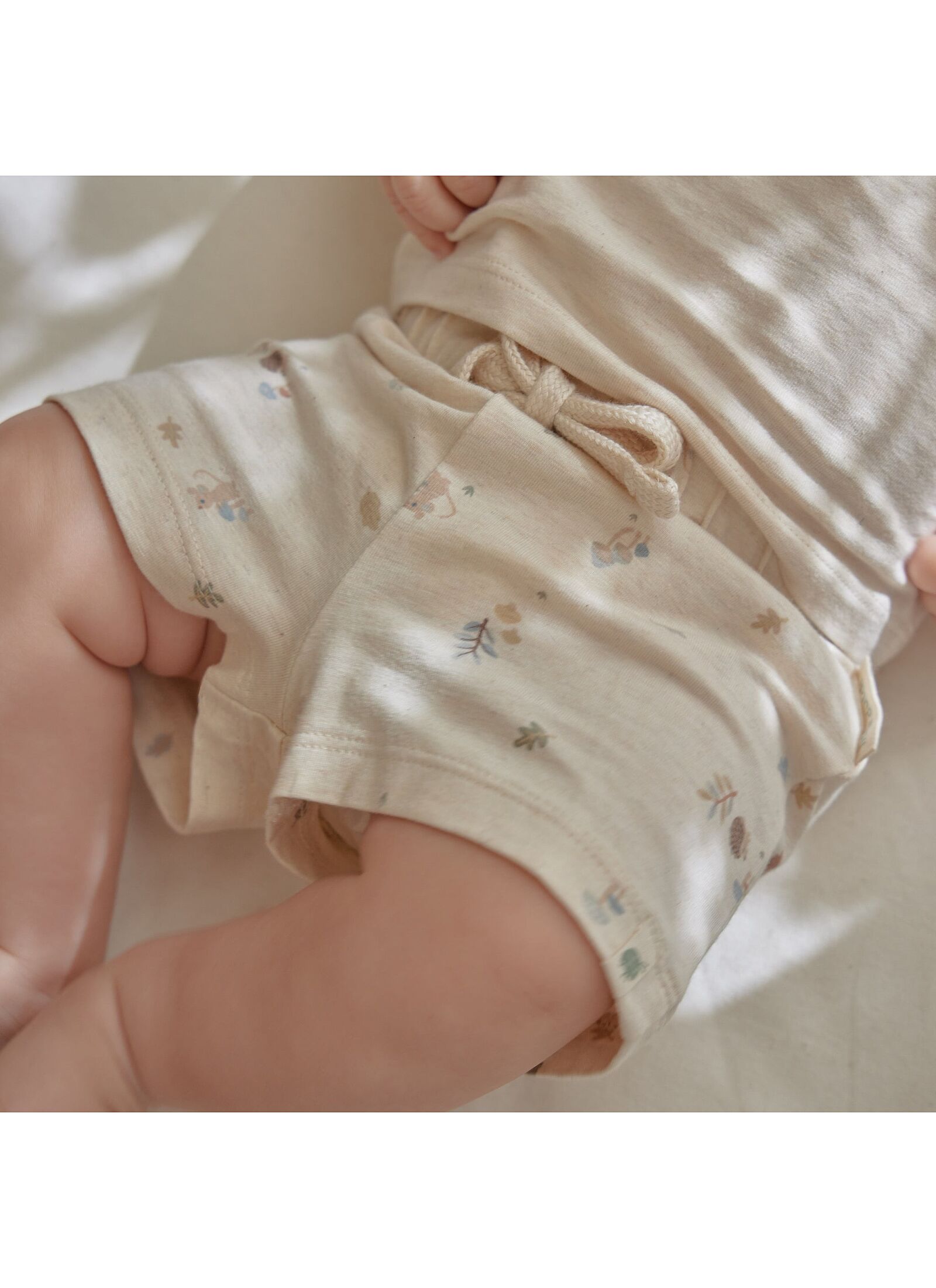 ORGANIC COTTON SHORTS FOREST NATURE