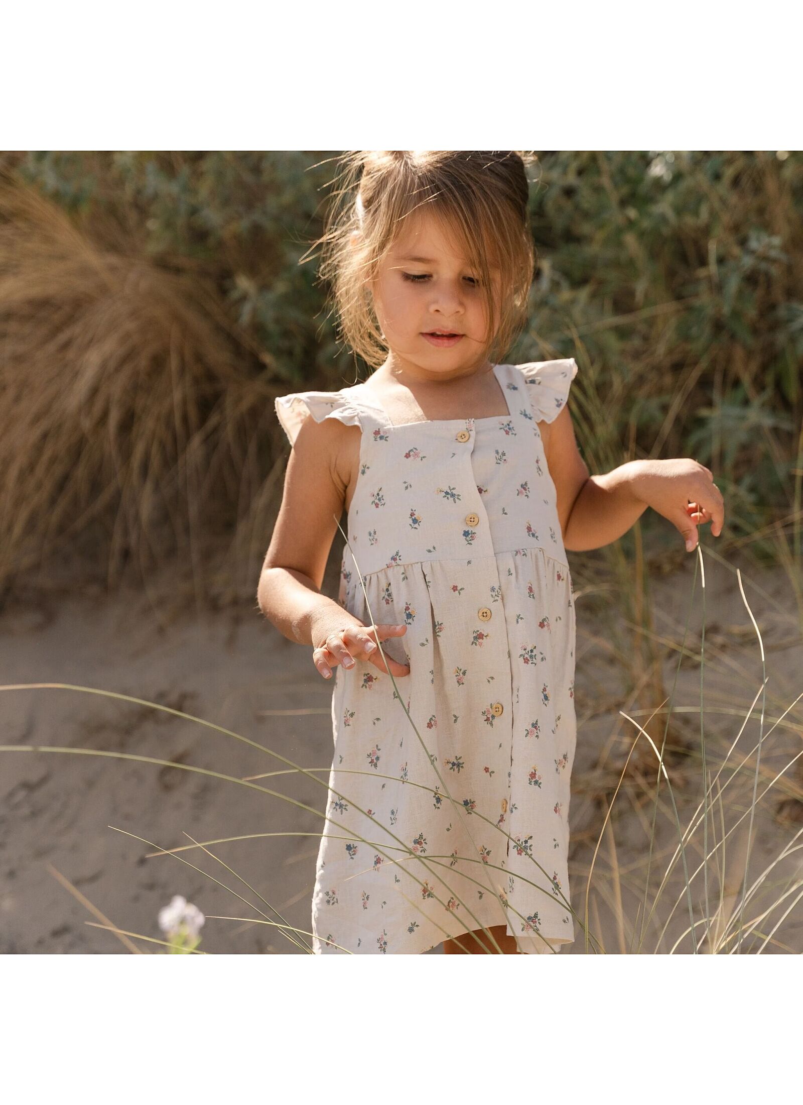 ORGANIC COTTON DRESS SLEEVELESS FAIRY BLOOM
