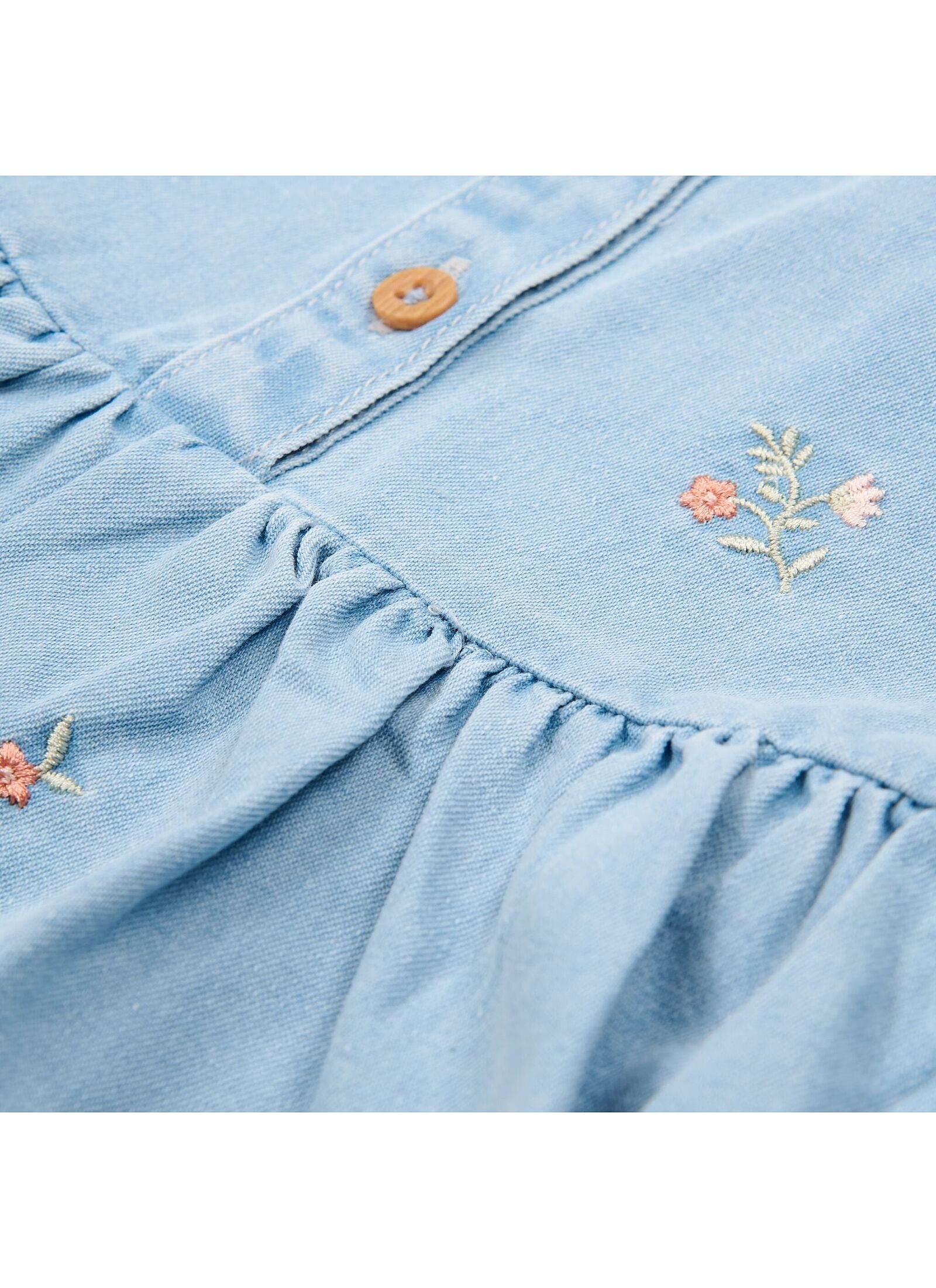 DRESS SHORT SLEEVE DENIM