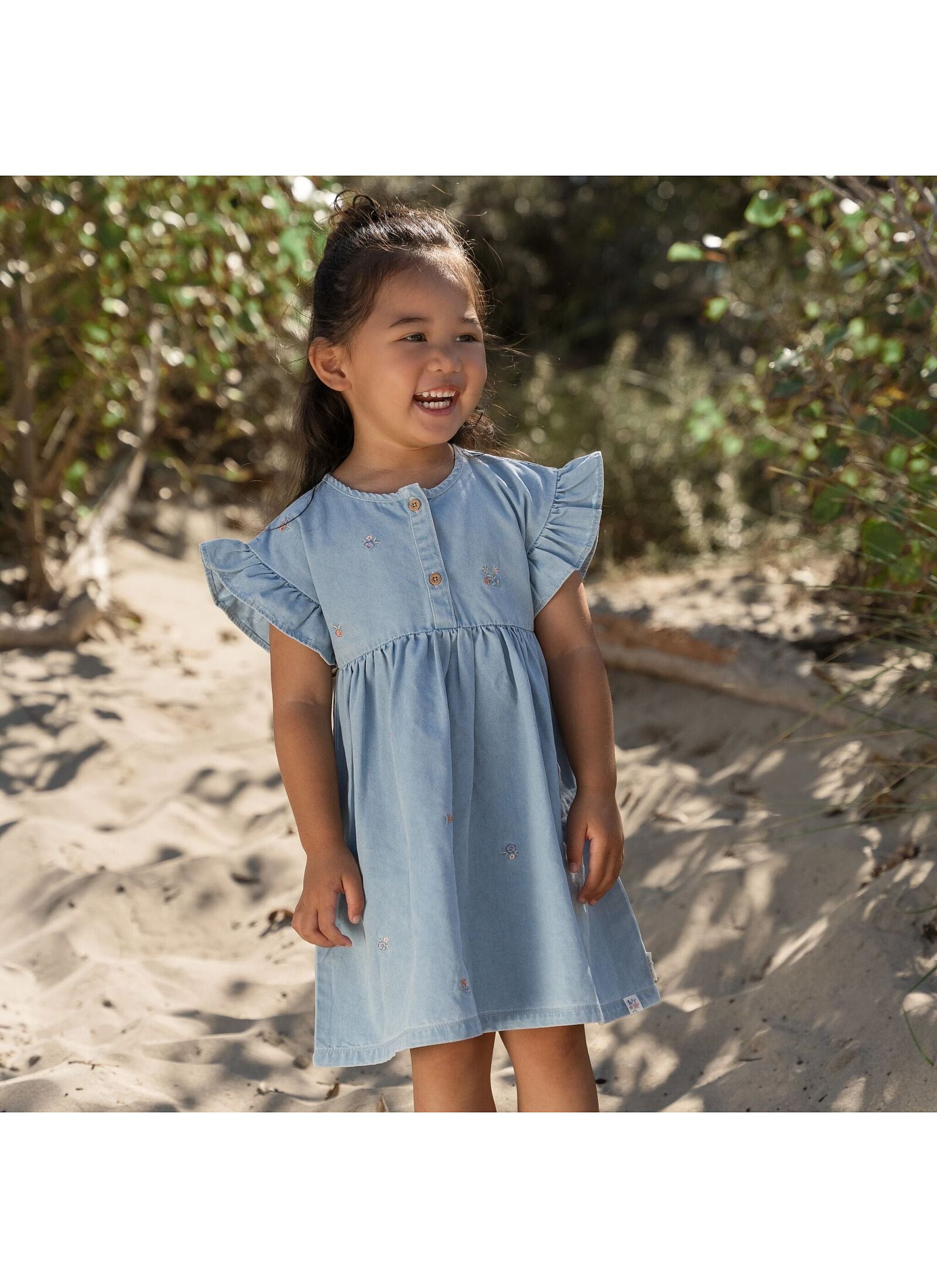 DRESS SHORT SLEEVE DENIM