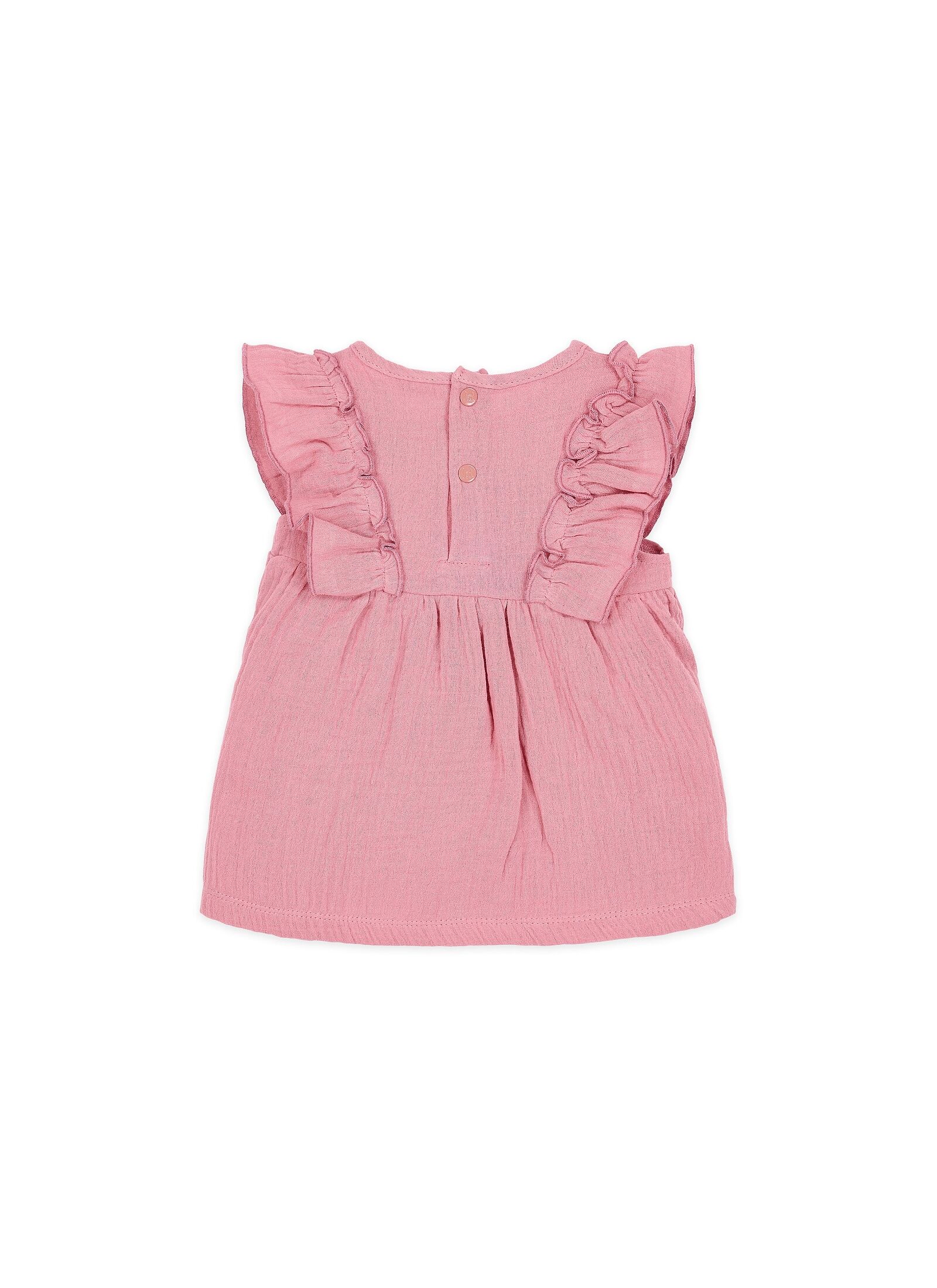 DRESS AND SHORTS SET PINK BLUSH