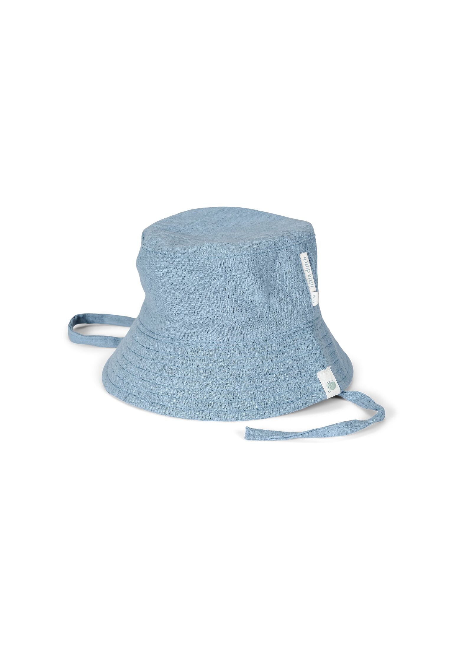 ORGANIC COTTON HAT STONE BLUE