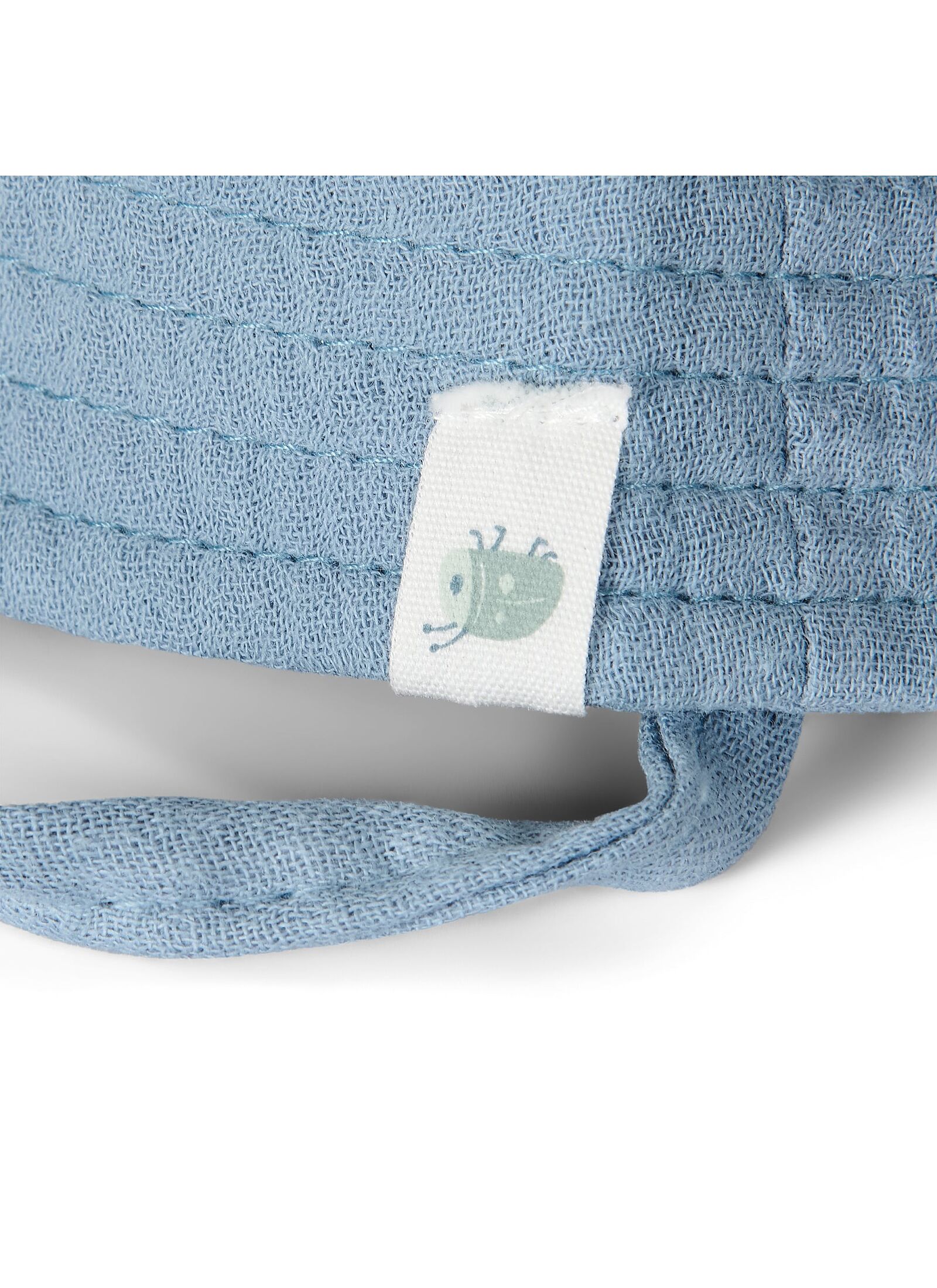 ORGANIC COTTON HAT STONE BLUE