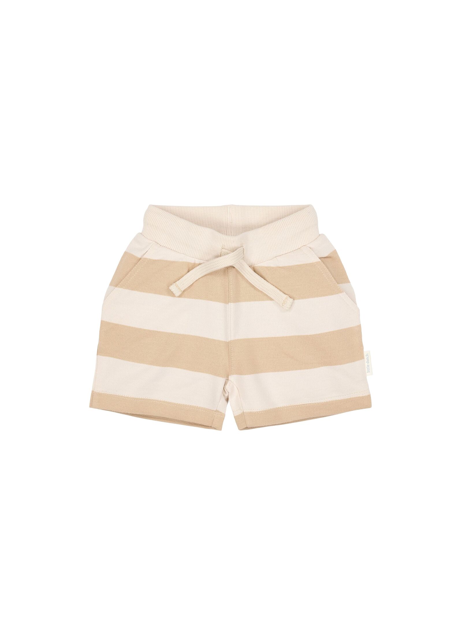 SHORTS FROM ORGANIC COTTON BISCUIT STRIPE