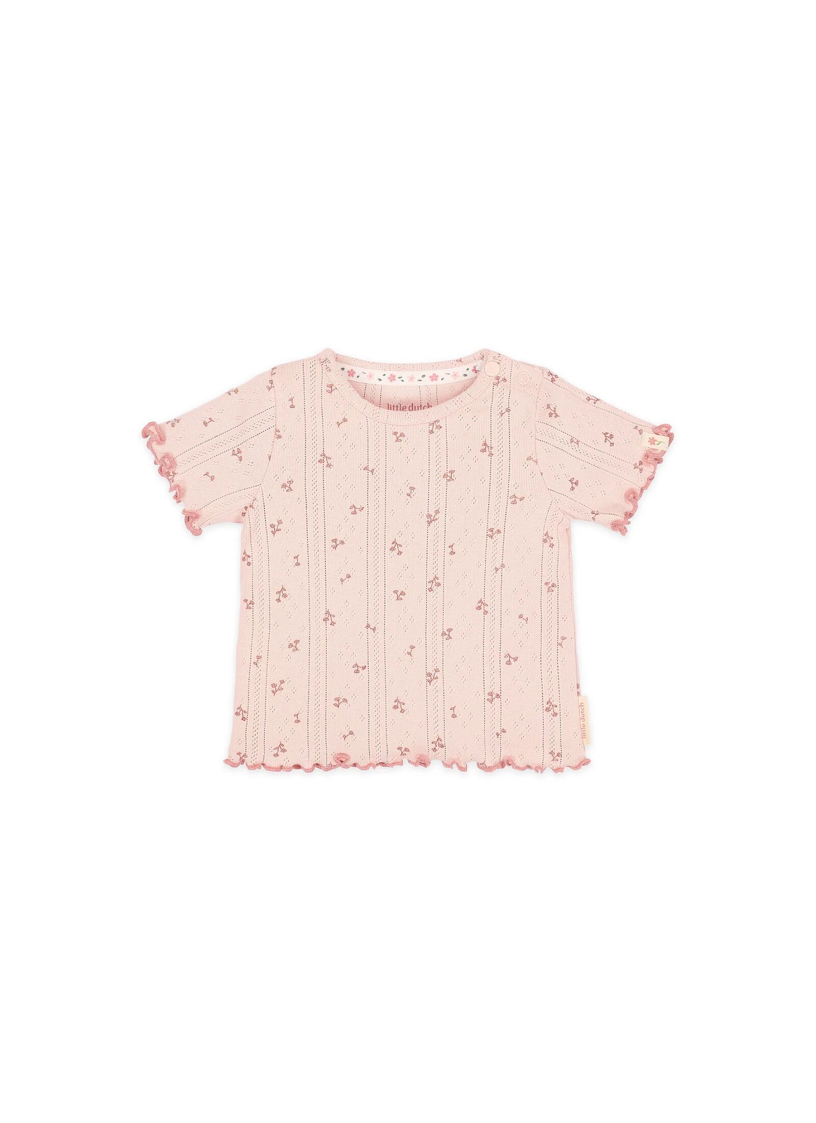 SHORTSLEEVE T-SHIRT FROM ORGANIC COTTON FAIRY FLOWERS