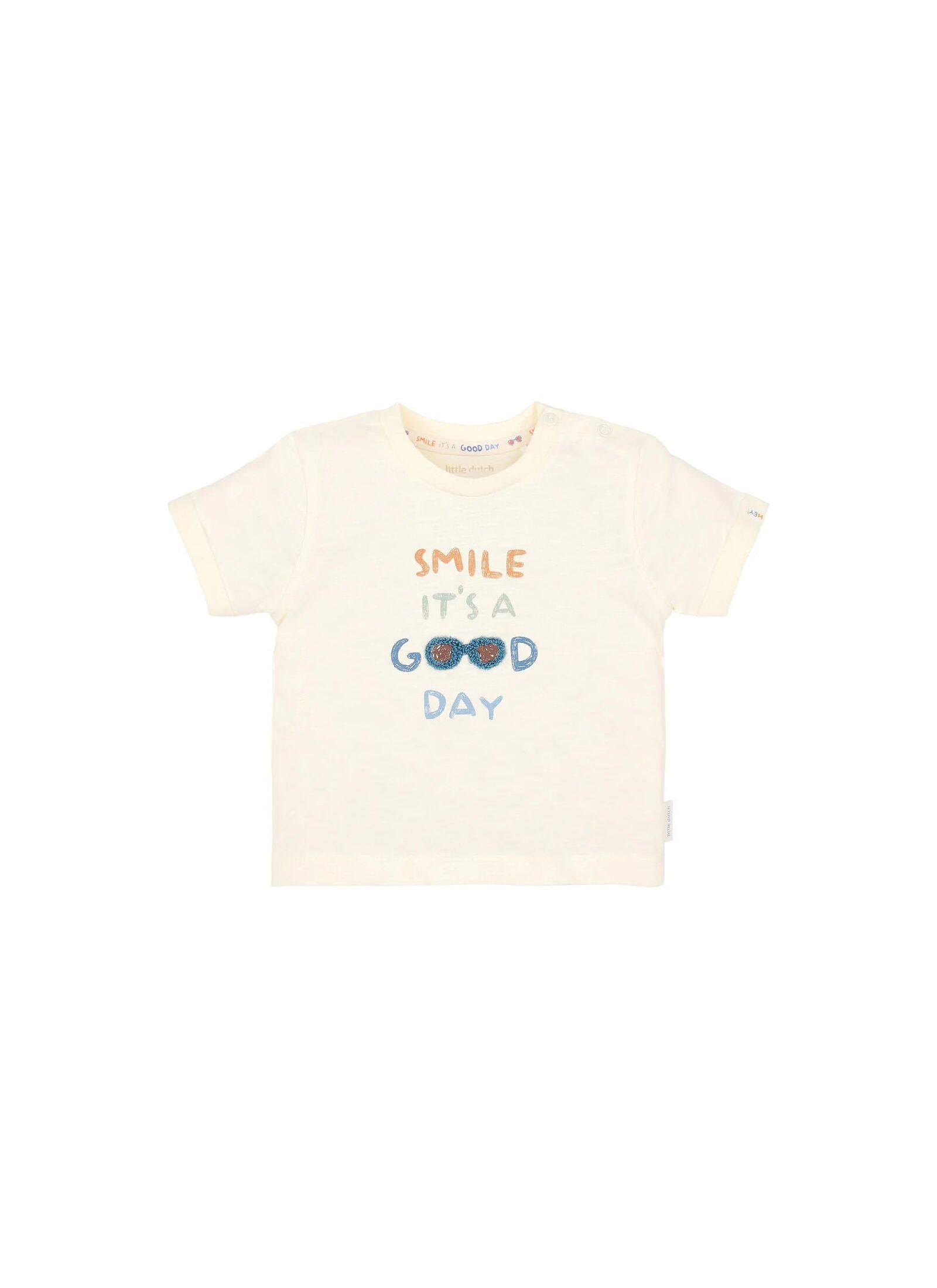 SHORTSLEEVE T-SHIRT FROM ORGANIC COTTON CREME