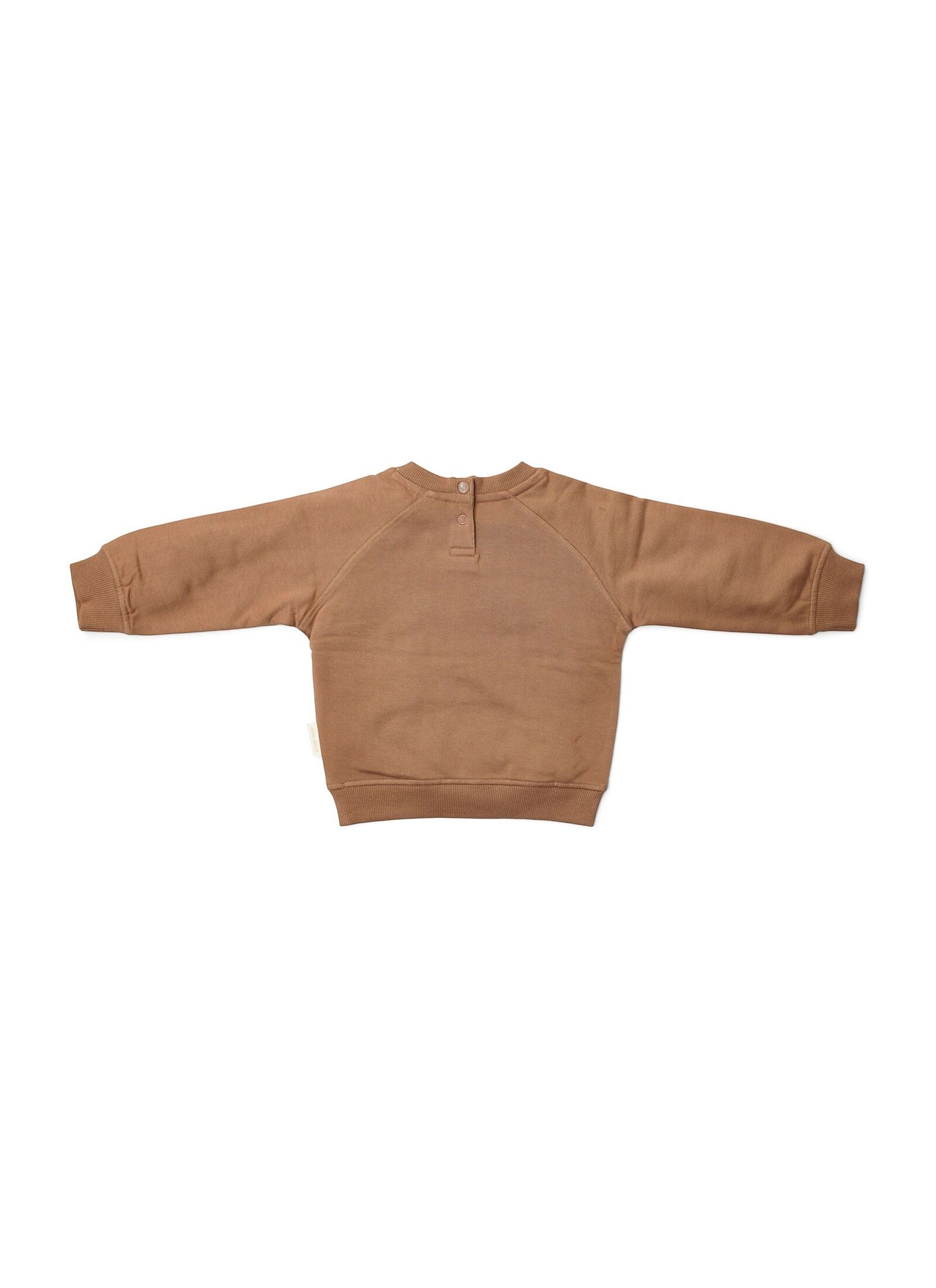 ORGANIC COTTON SWEATSHIRT BROWN