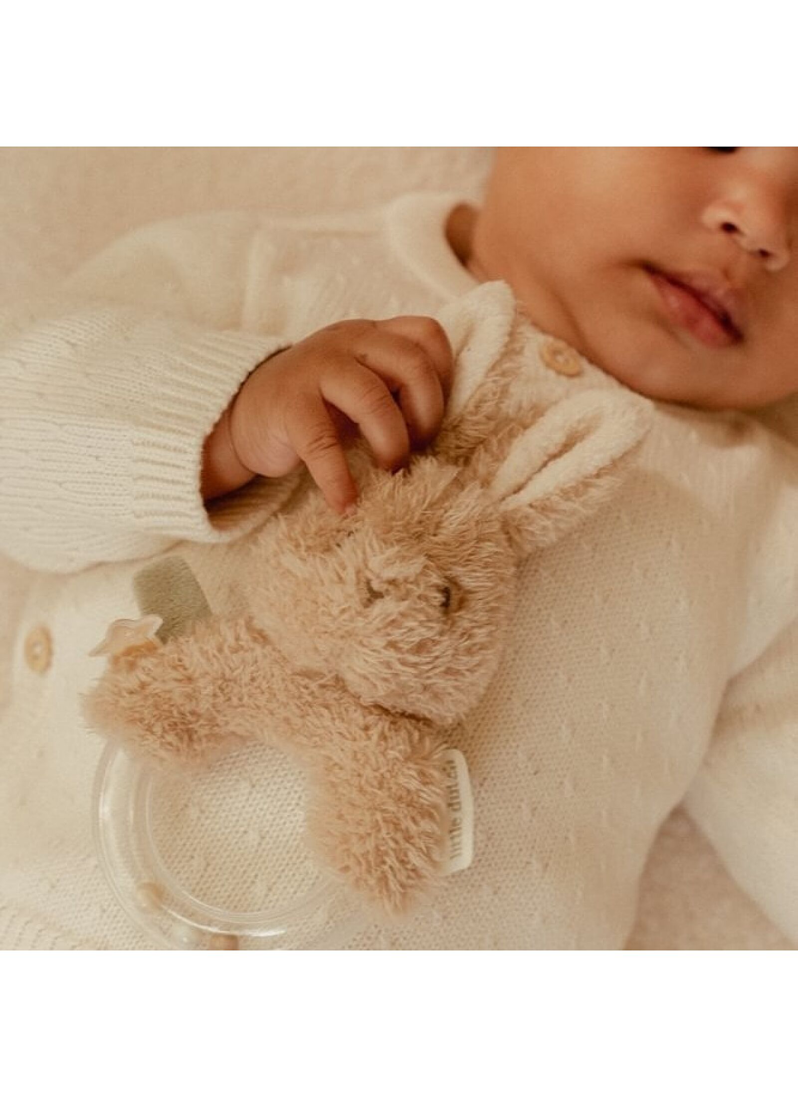 ORGANIC COTTON CARDIGAN OFF WHITE