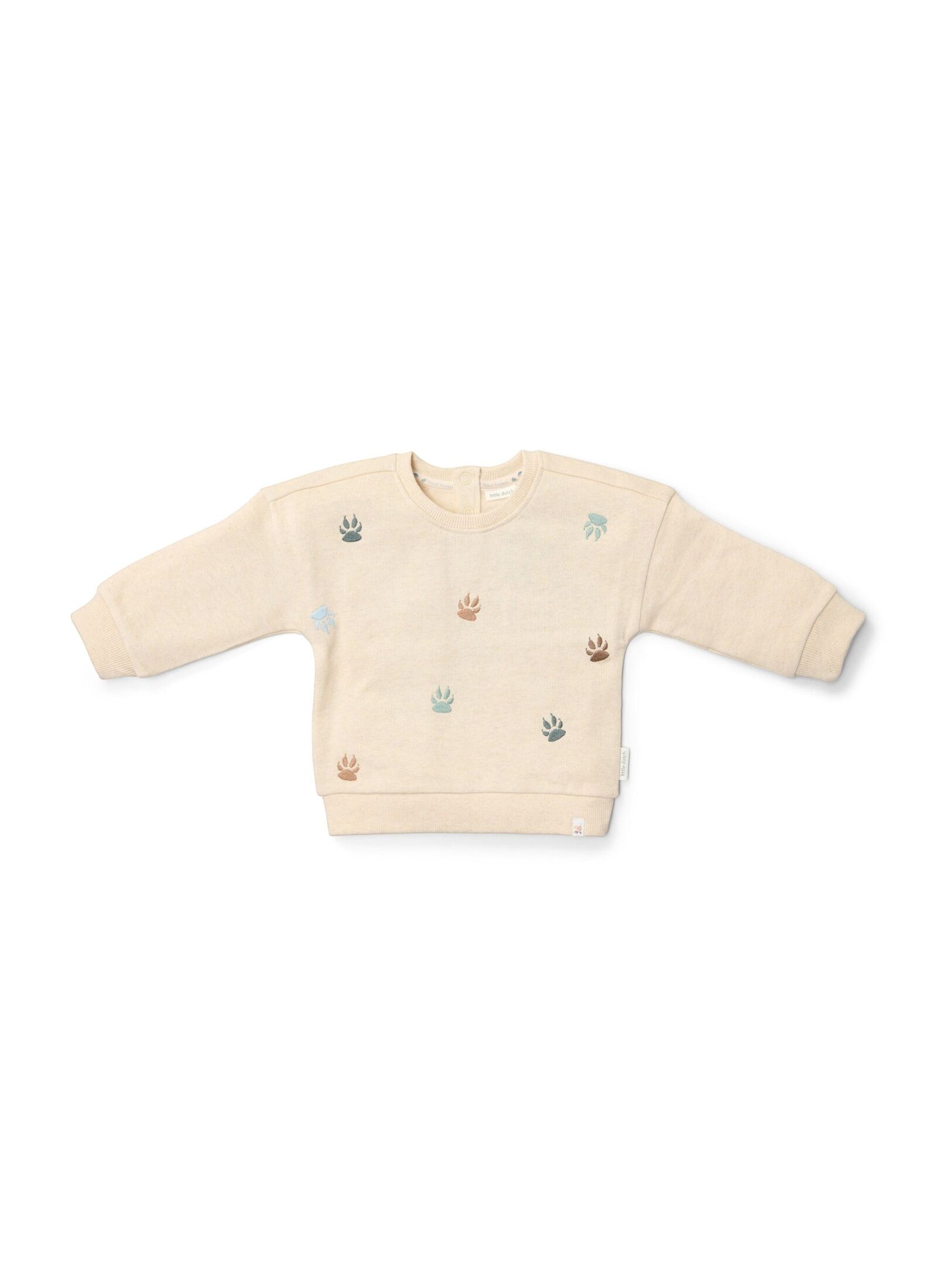 ORGANIC COTTON SWEATSHIRT SAND MELEE