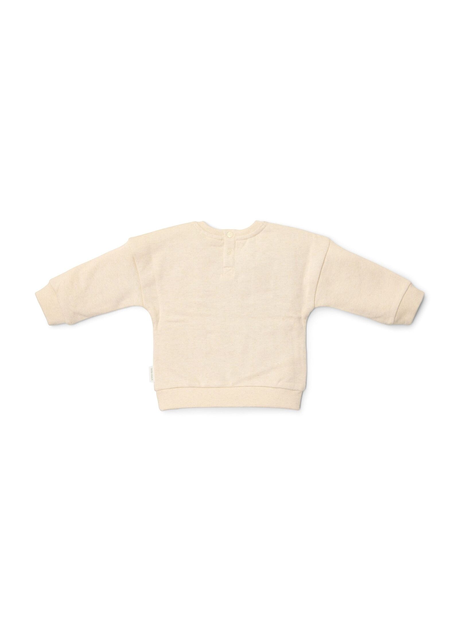 ORGANIC COTTON SWEATSHIRT SAND MELEE