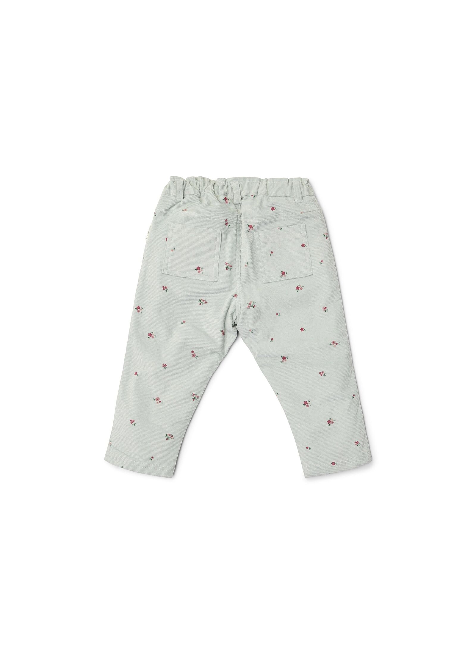 ORGANIC COTTON PANTS FAIRY GREEN FLOWER