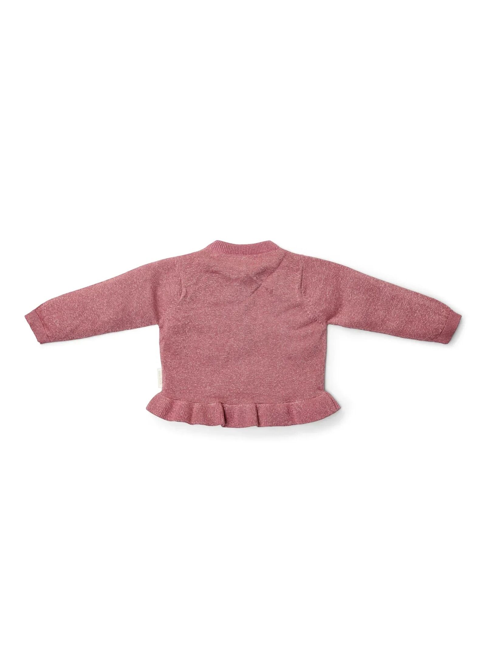 ORGANIC COTTON CARDIGAN ROUGE
