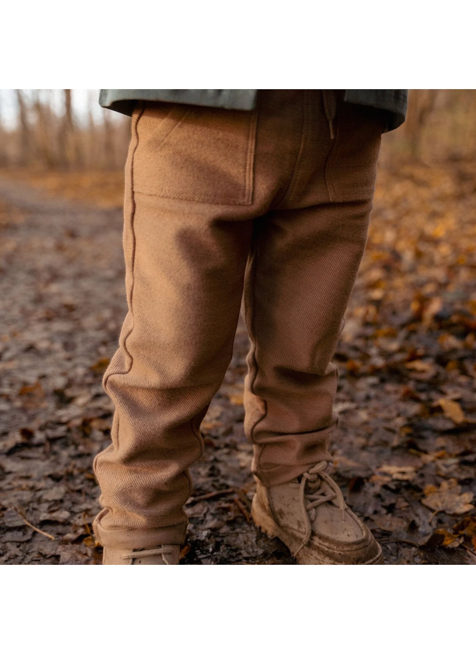 ORGANIC COTTON PANTS BROWN