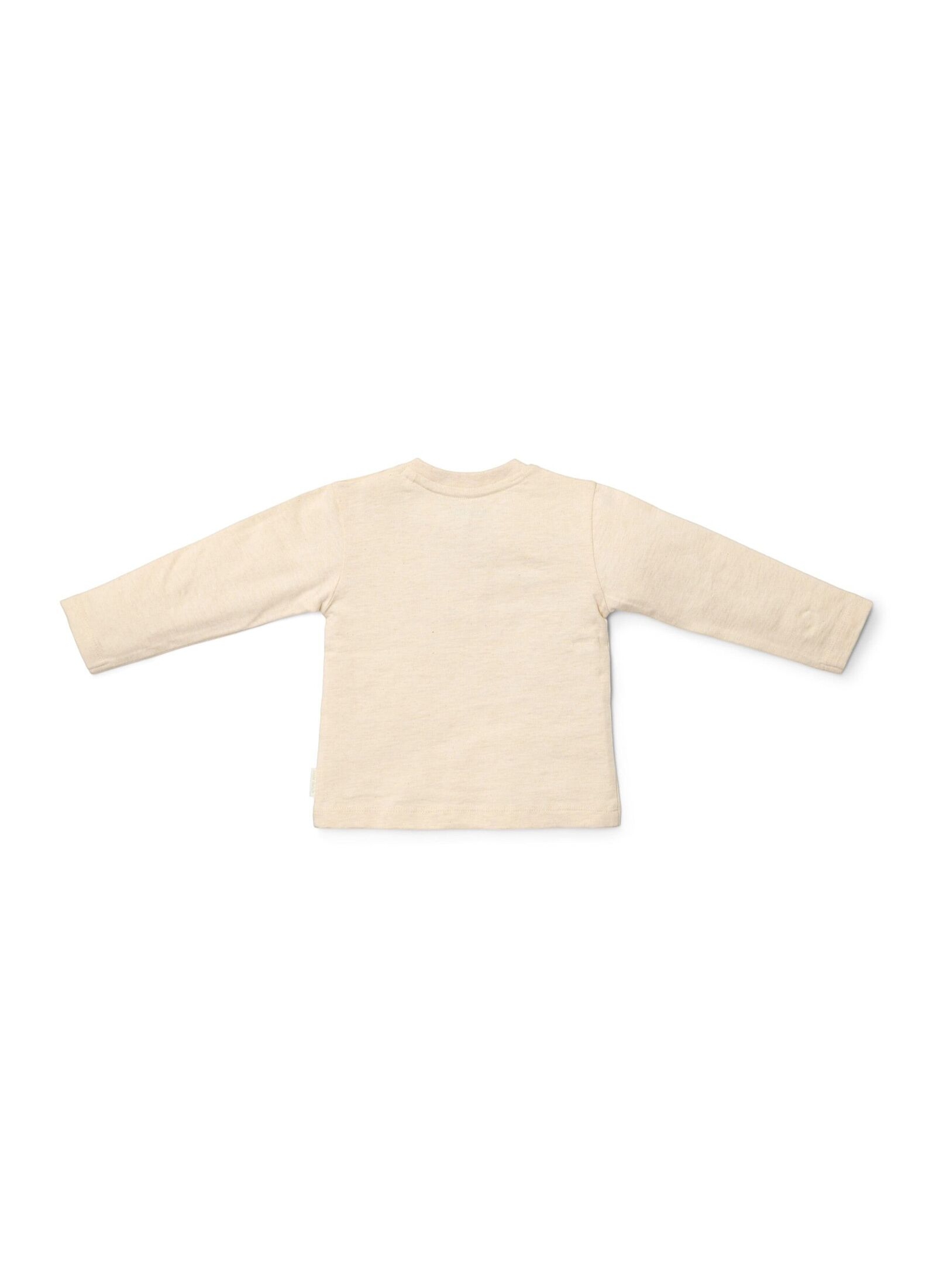 ORGANIC COTTON LONG SLEEVE BLOUSE SAND MELEE