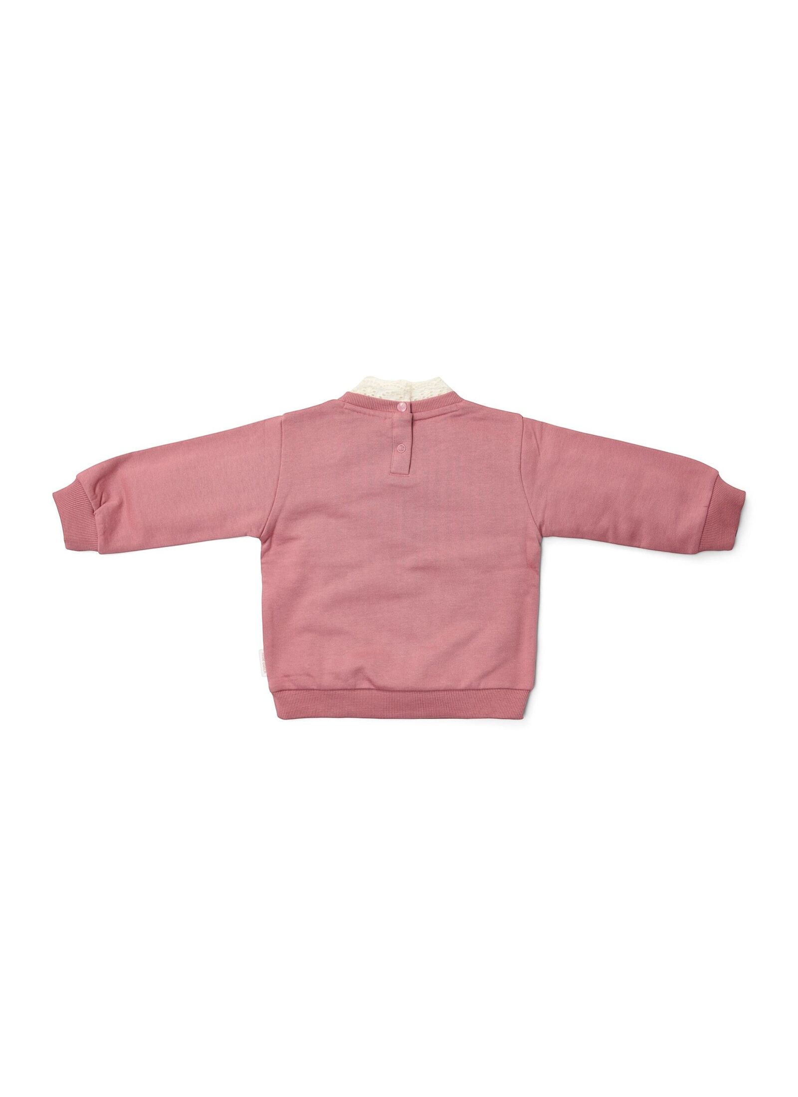 ORGANIC COTTON SWEATSHIRT ROUGE