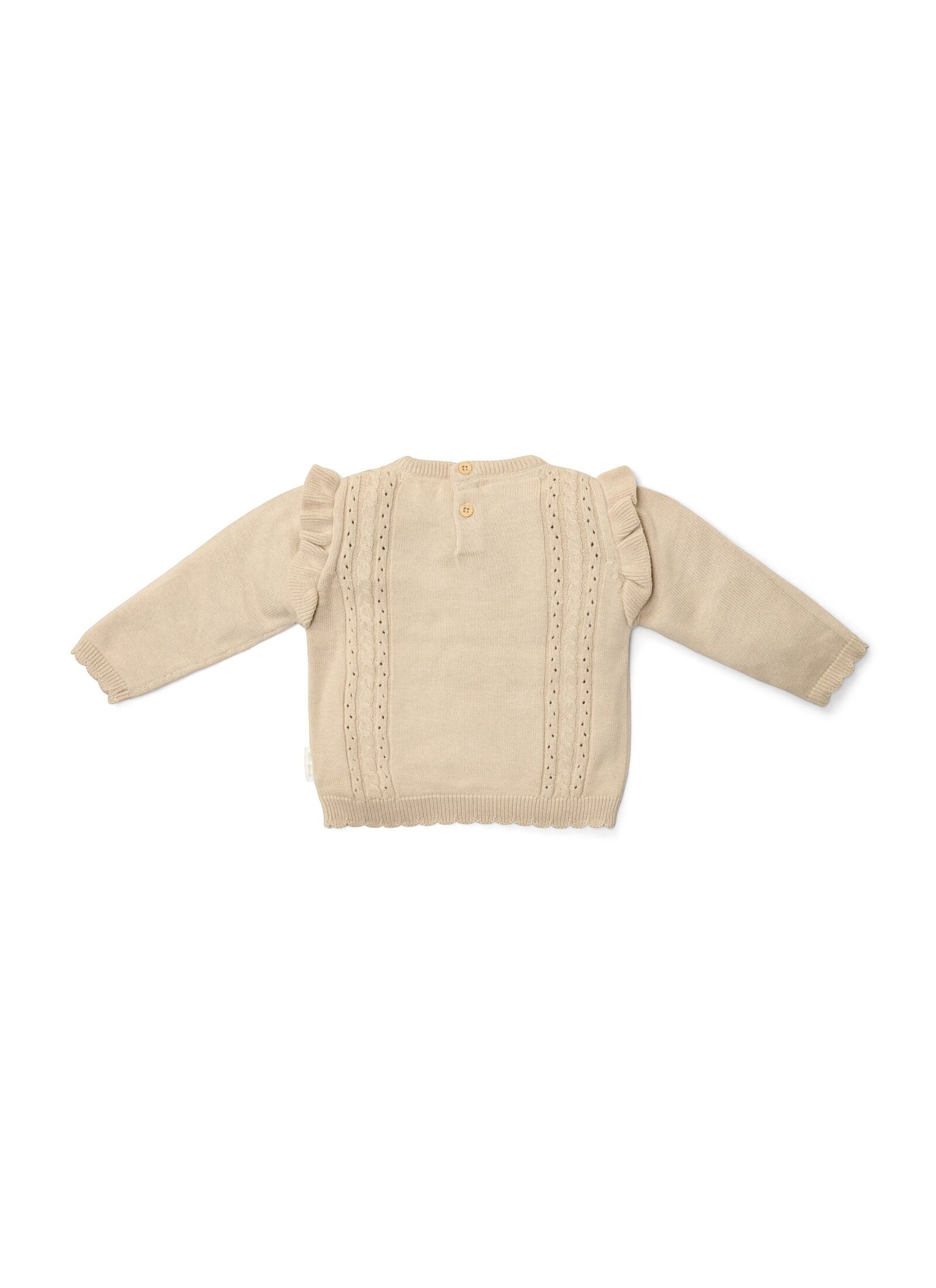 ORGANIC COTTON SWEATER VELVET SAND