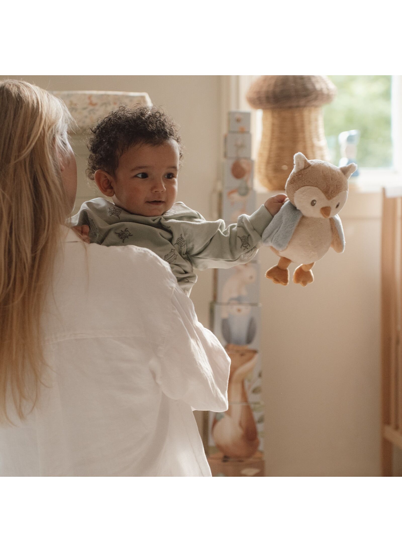 SOFT TOY OWL FOREST FRIENDS