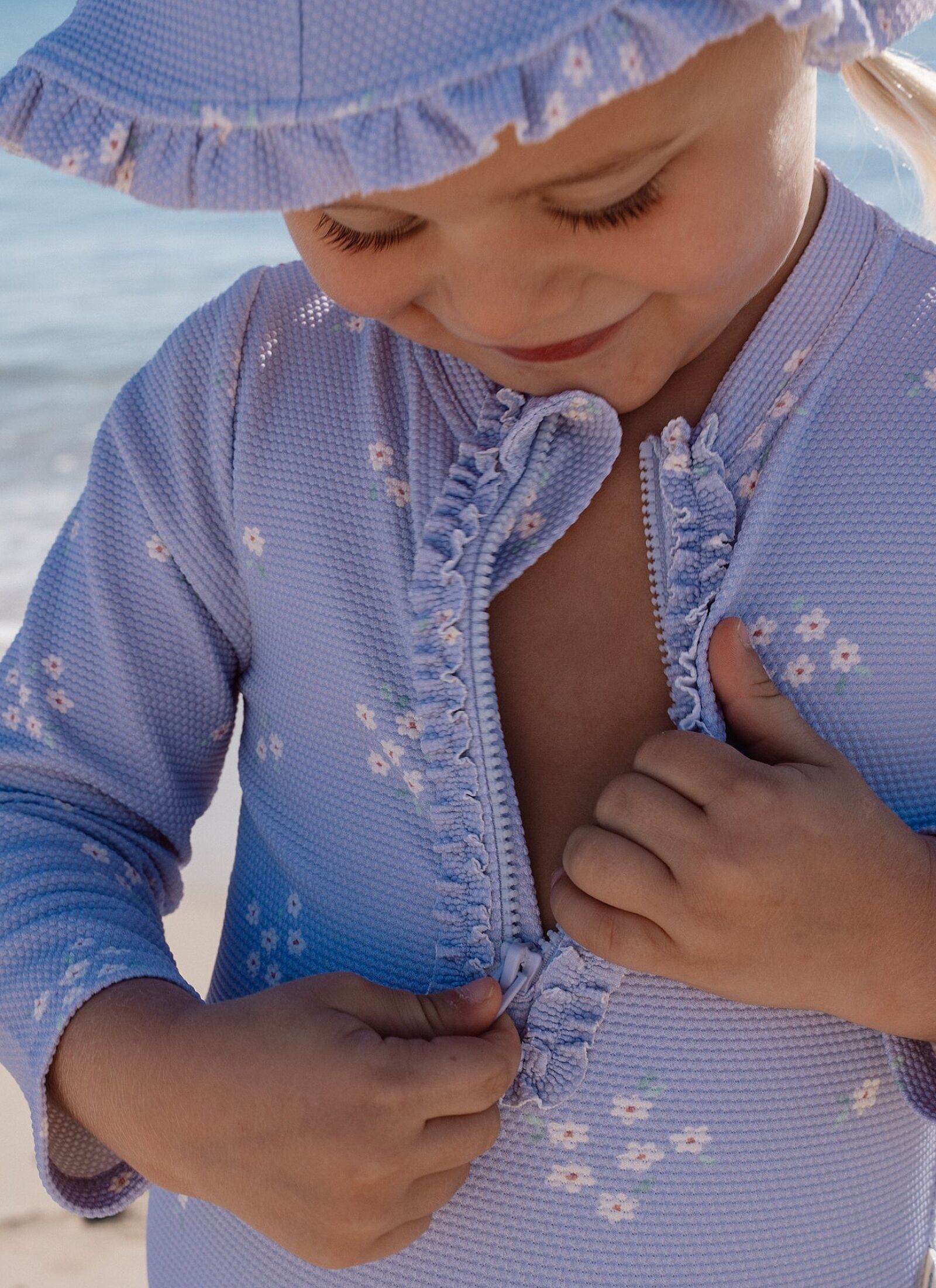 LONG SLEEVE BATHSUIT DREAMY LAVENDER
