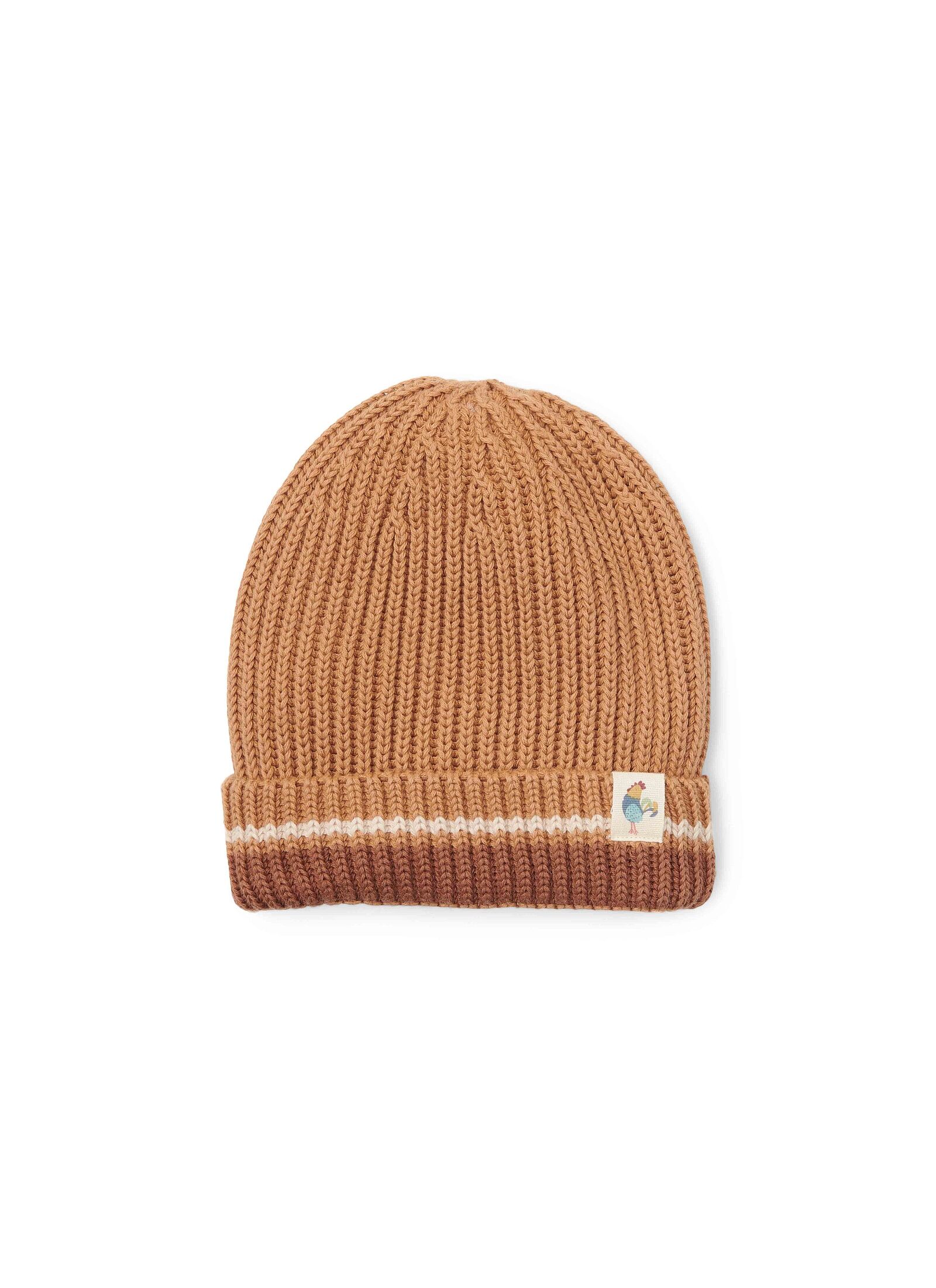 KNITTED CAP BROWN