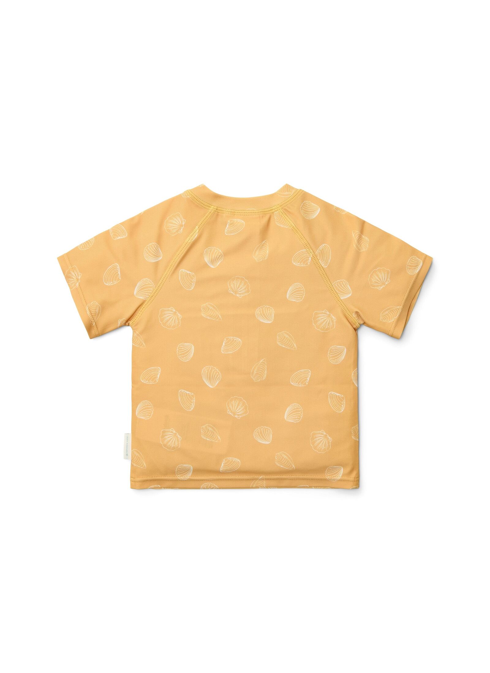 SWIM T-SHIRT WITH SHORT SLEEVE SEASHELLS SUNNY YELLOW