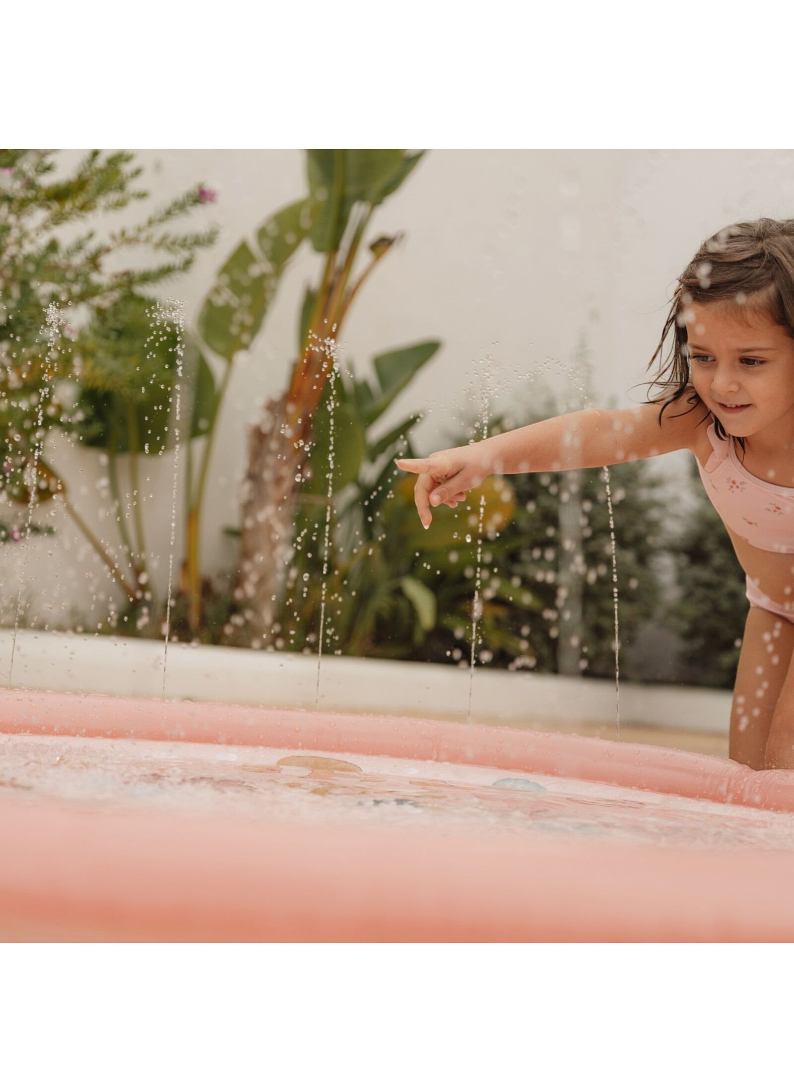 AIR MATTRESS 150CM SPRINKLER OCEAN DREAMS PINK