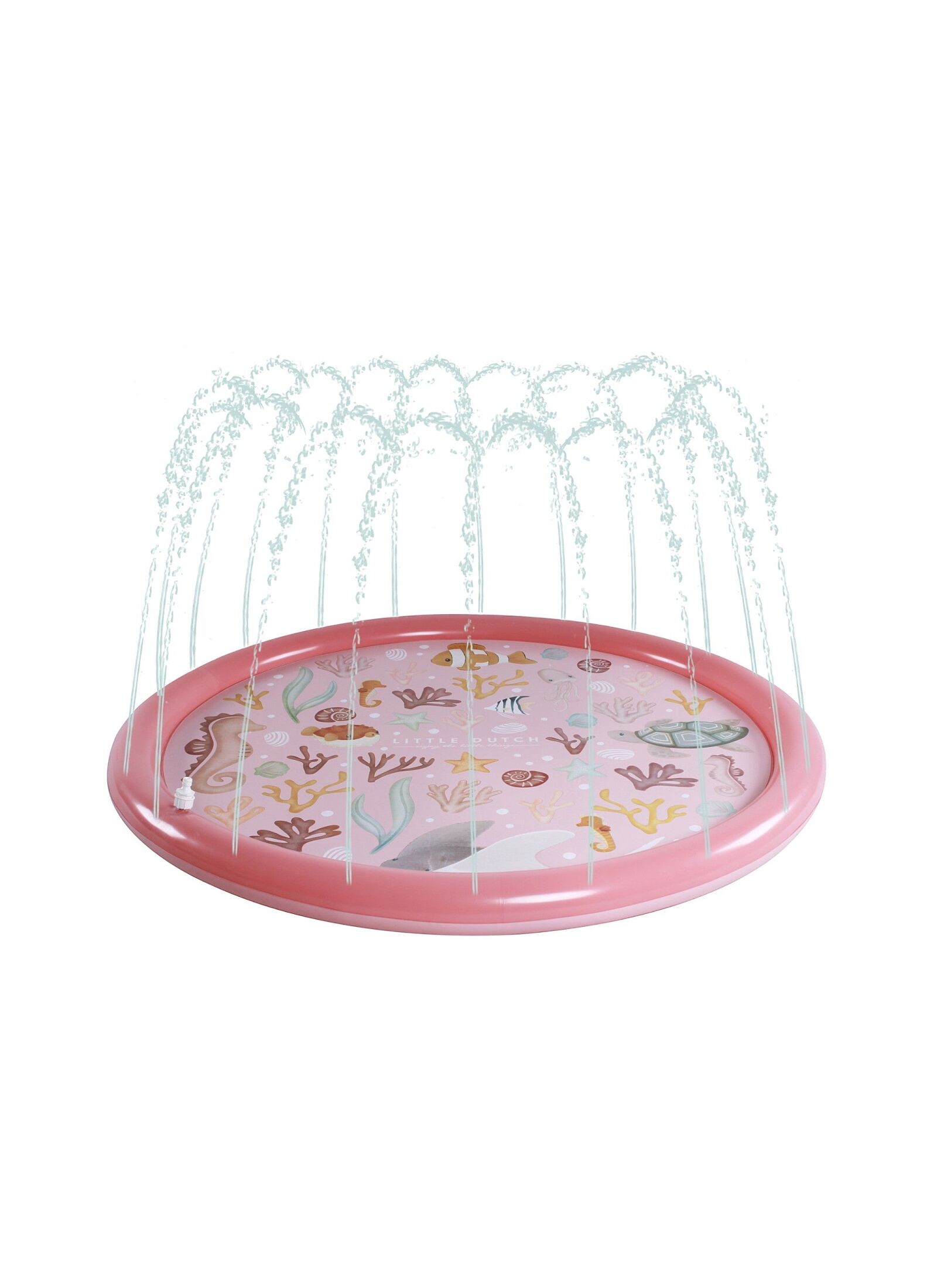 AIR MATTRESS 150CM SPRINKLER OCEAN DREAMS PINK