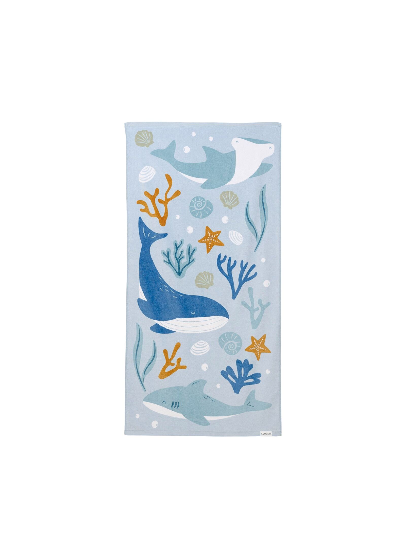 CHILDREN'S BEACH TOWEL OCEAN DREAMS BLUE