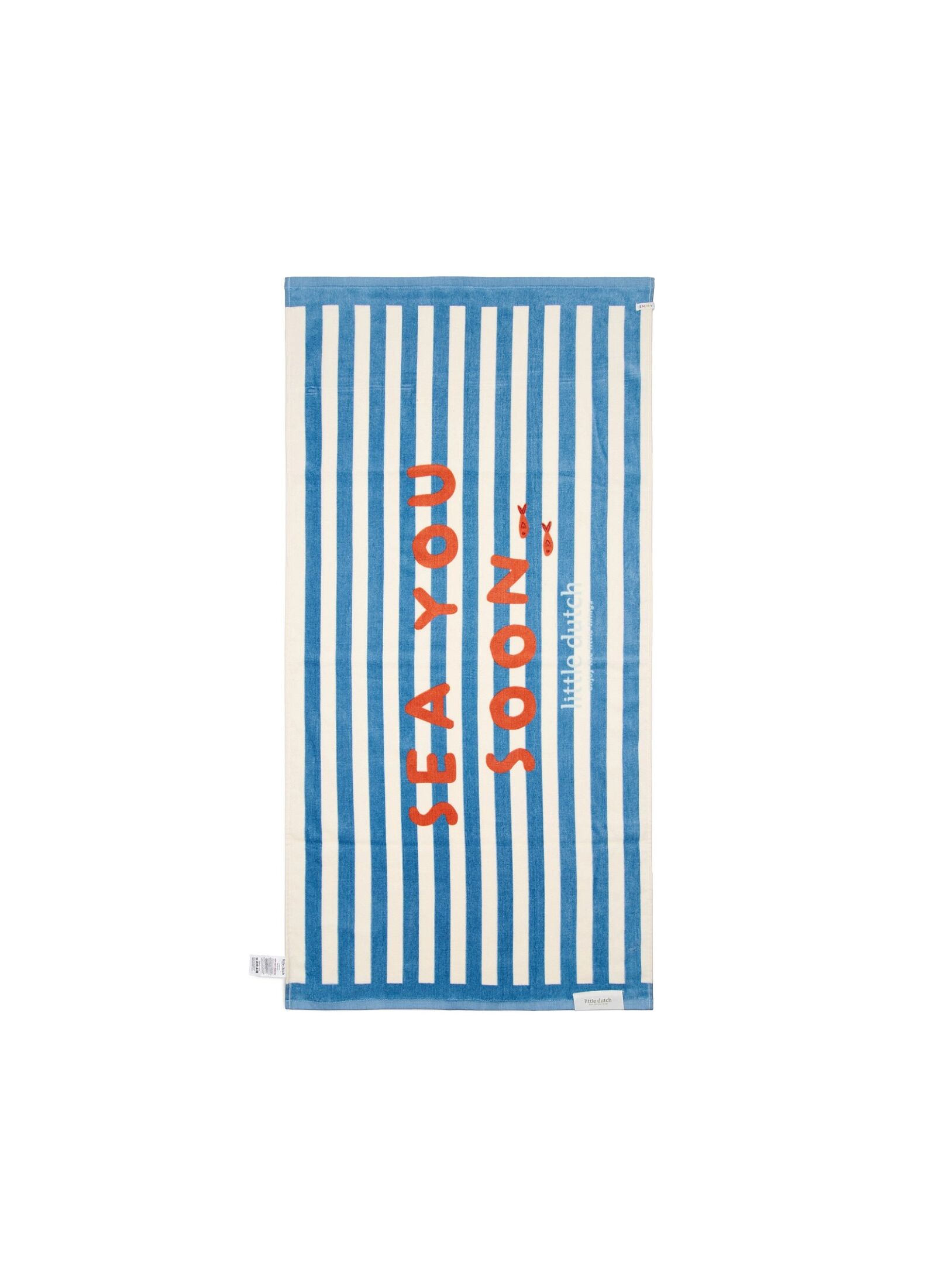 CHILDREN'S BEACH TOWEL OCEAN SEA LIFE OCEAN BLUE