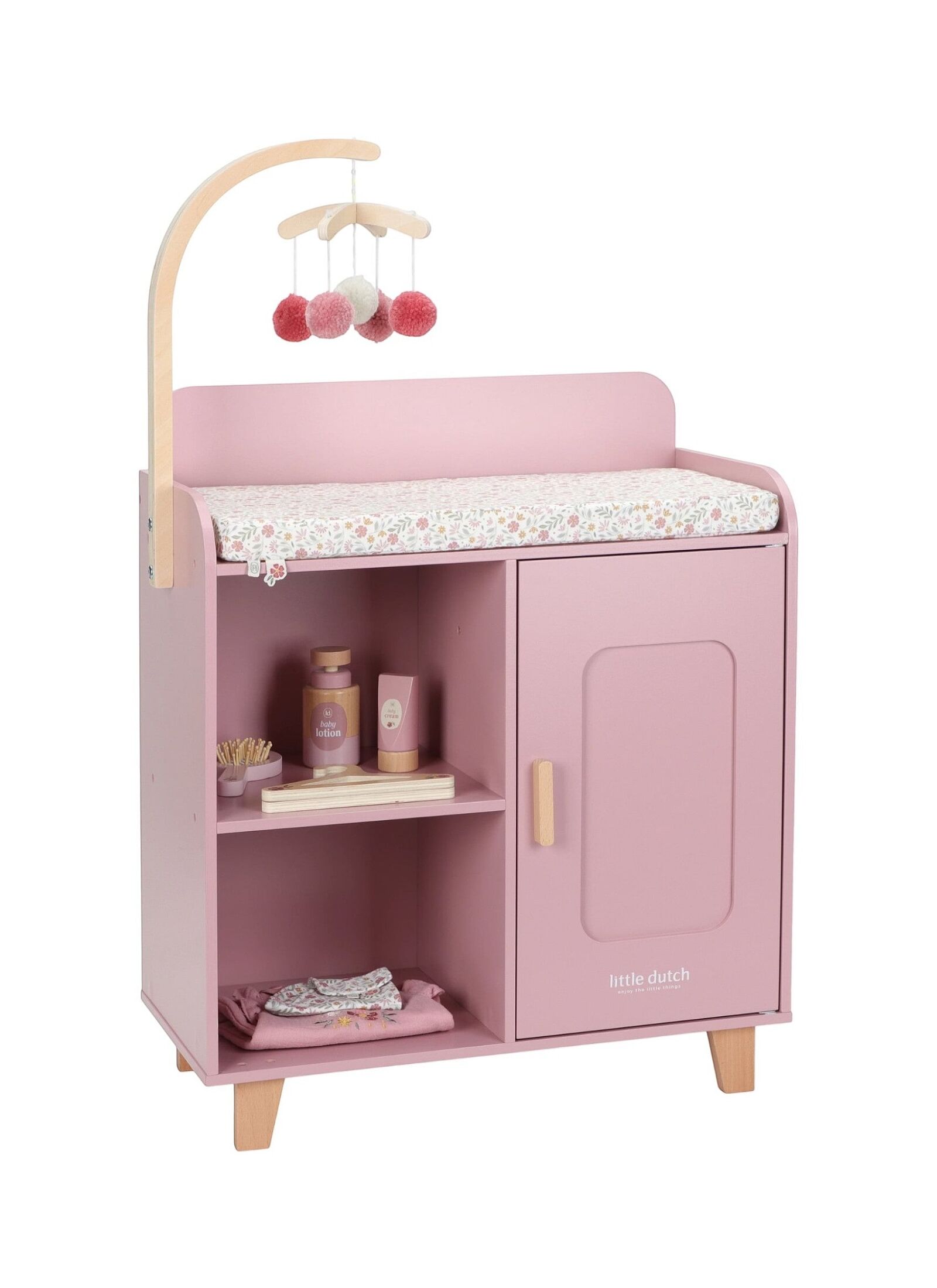 WOODEN CHANGING TABLE FOR DOLLS