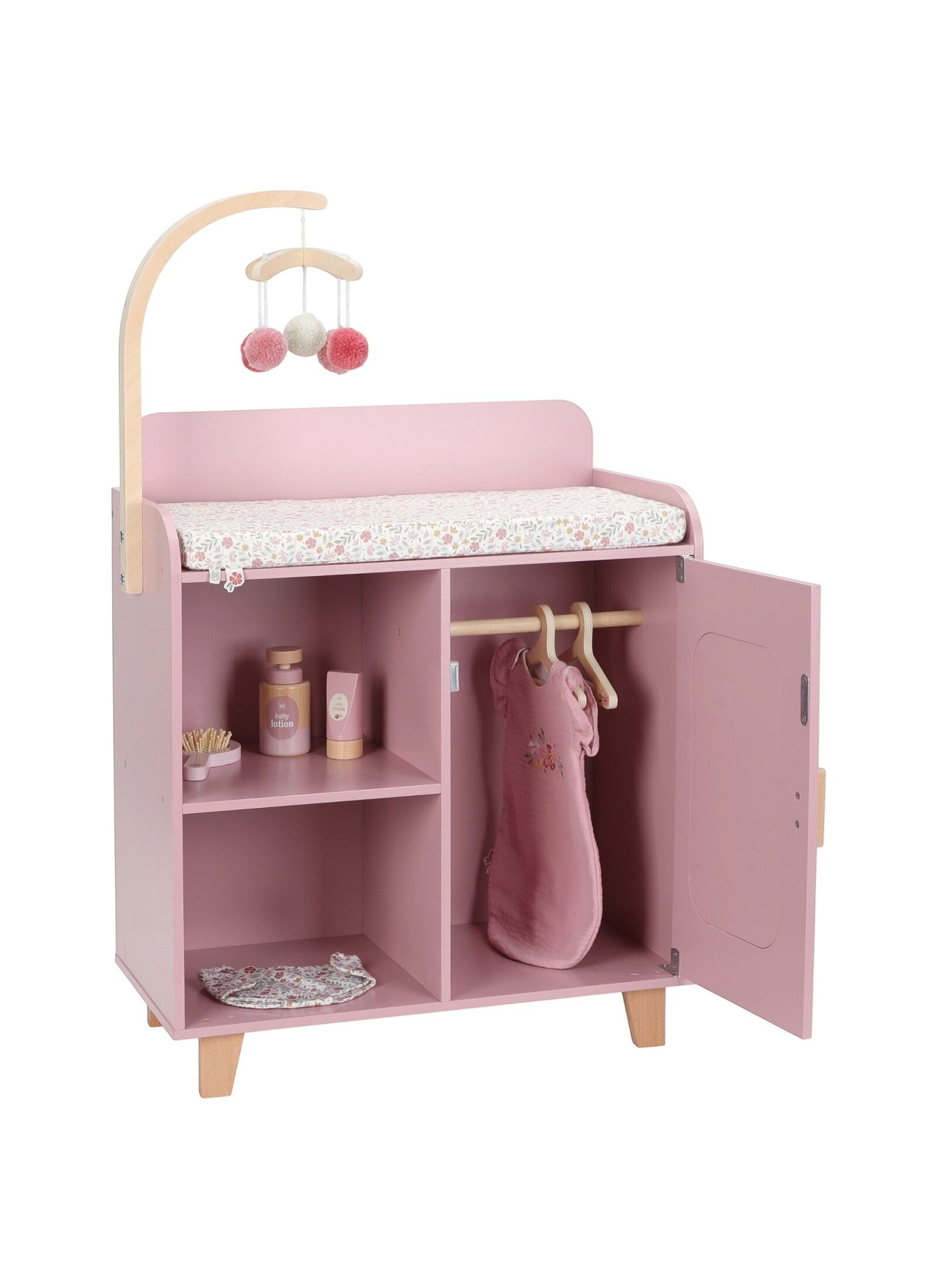 WOODEN CHANGING TABLE FOR DOLLS