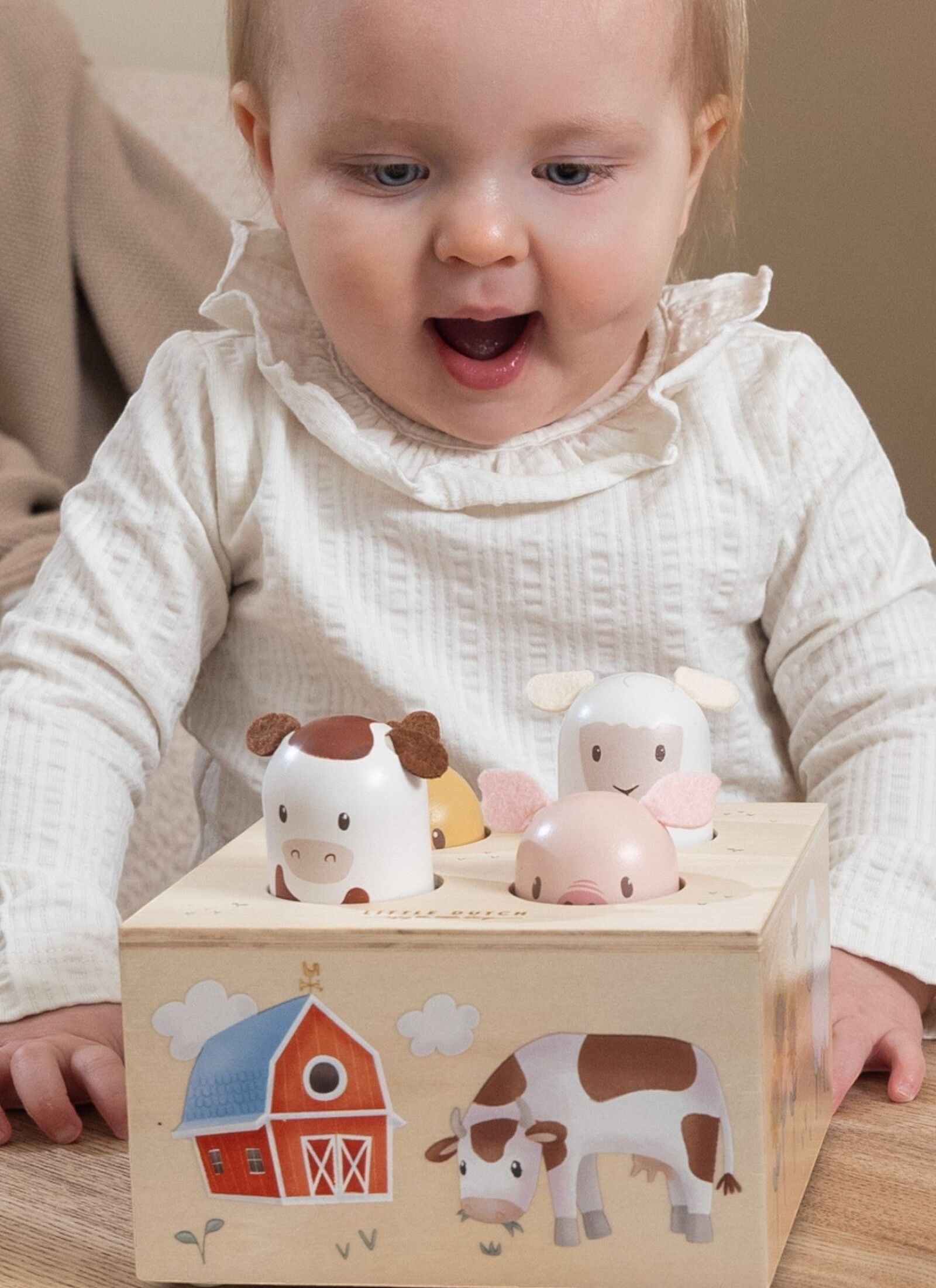 WOODEN POP-UP LITTLE FARM
