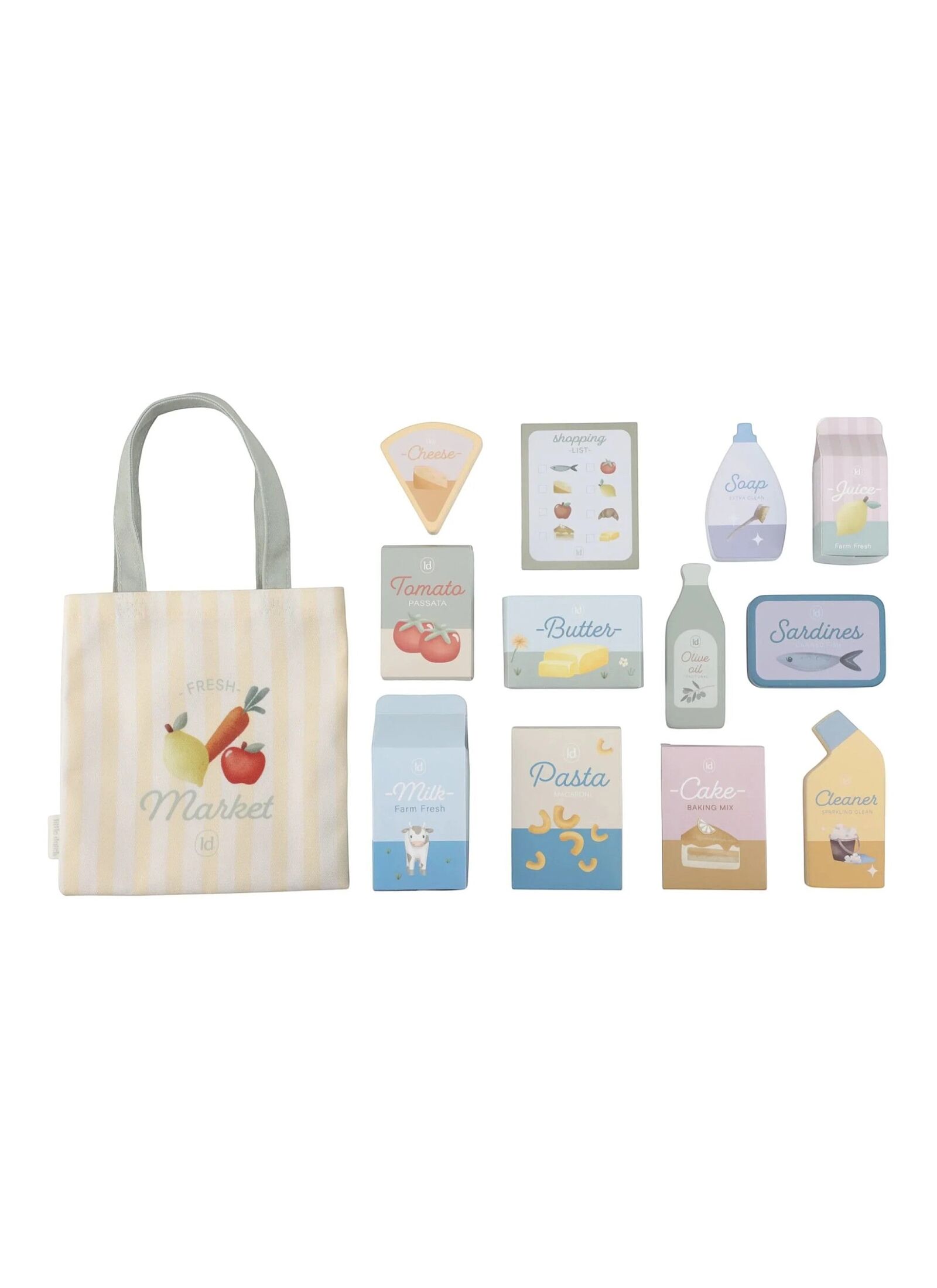 WOODEN SHOPPING CART