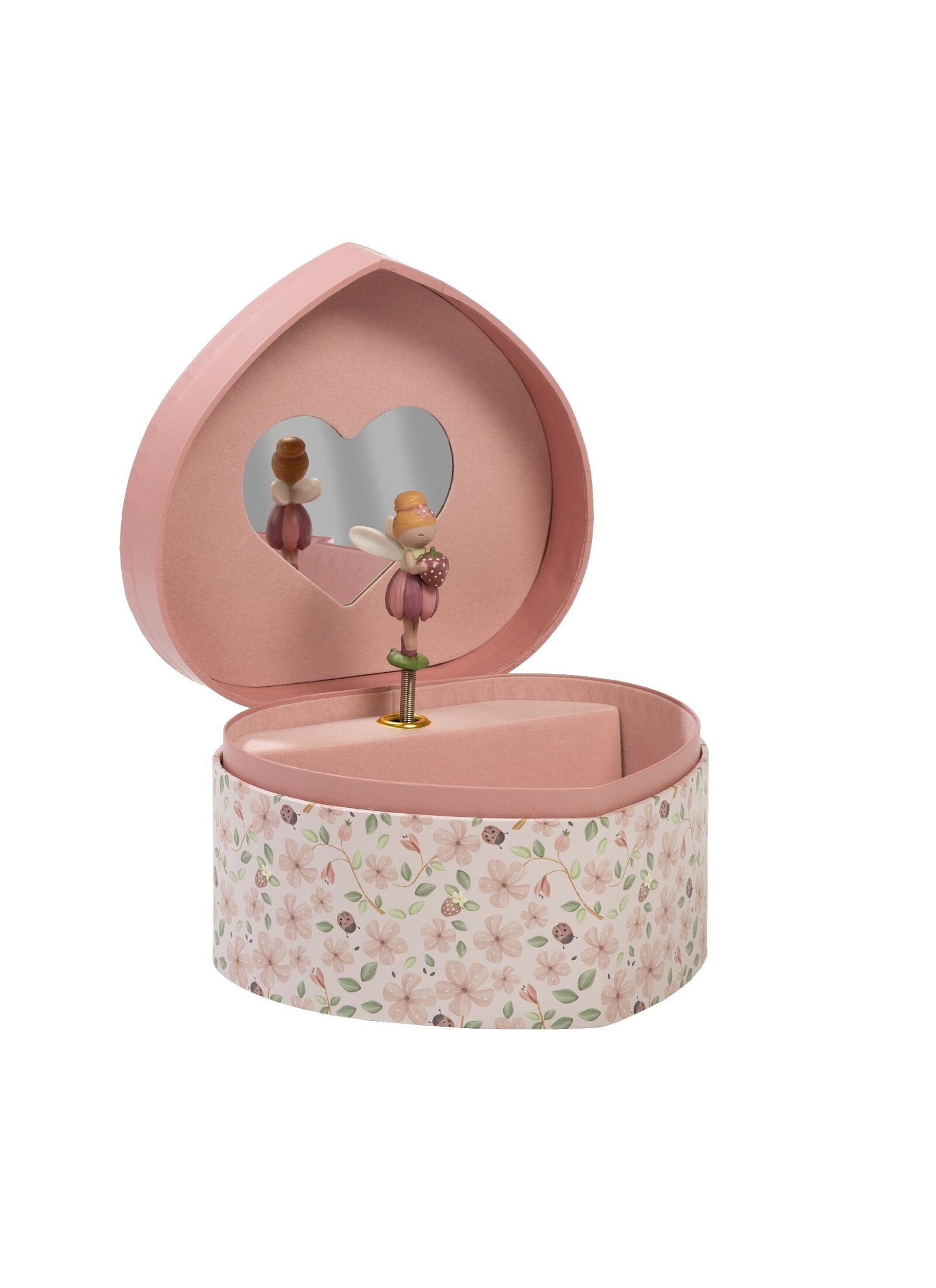 MUSICAL JEWELRY BOX FAIRY FLORAL