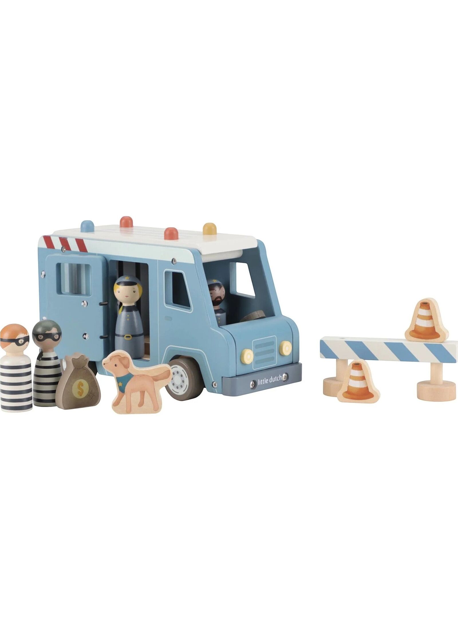 WOODEN POLICE VAN
