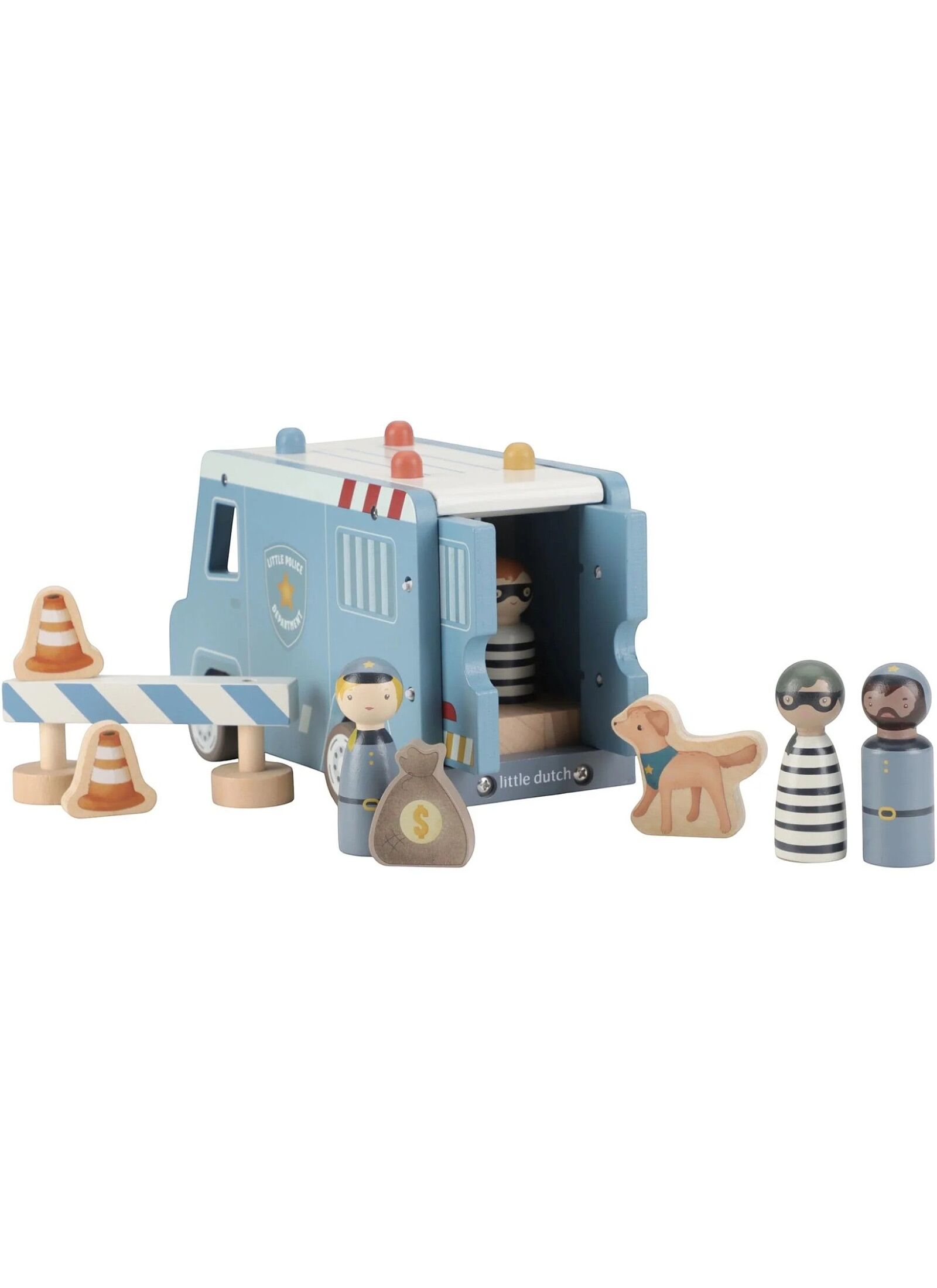 WOODEN POLICE VAN
