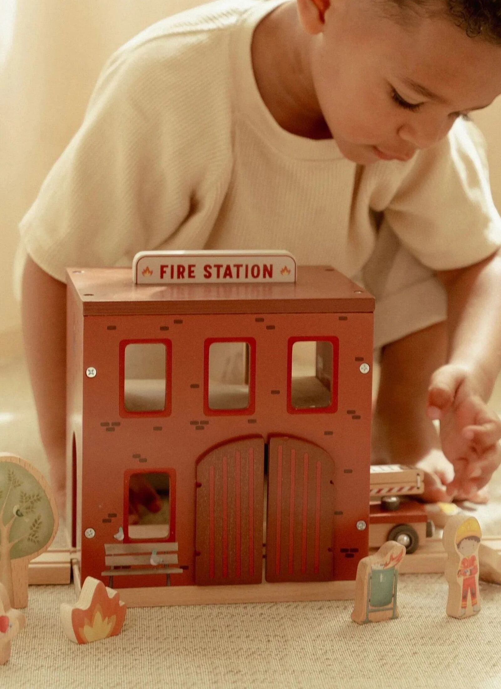 WOODEN FIRE STATION