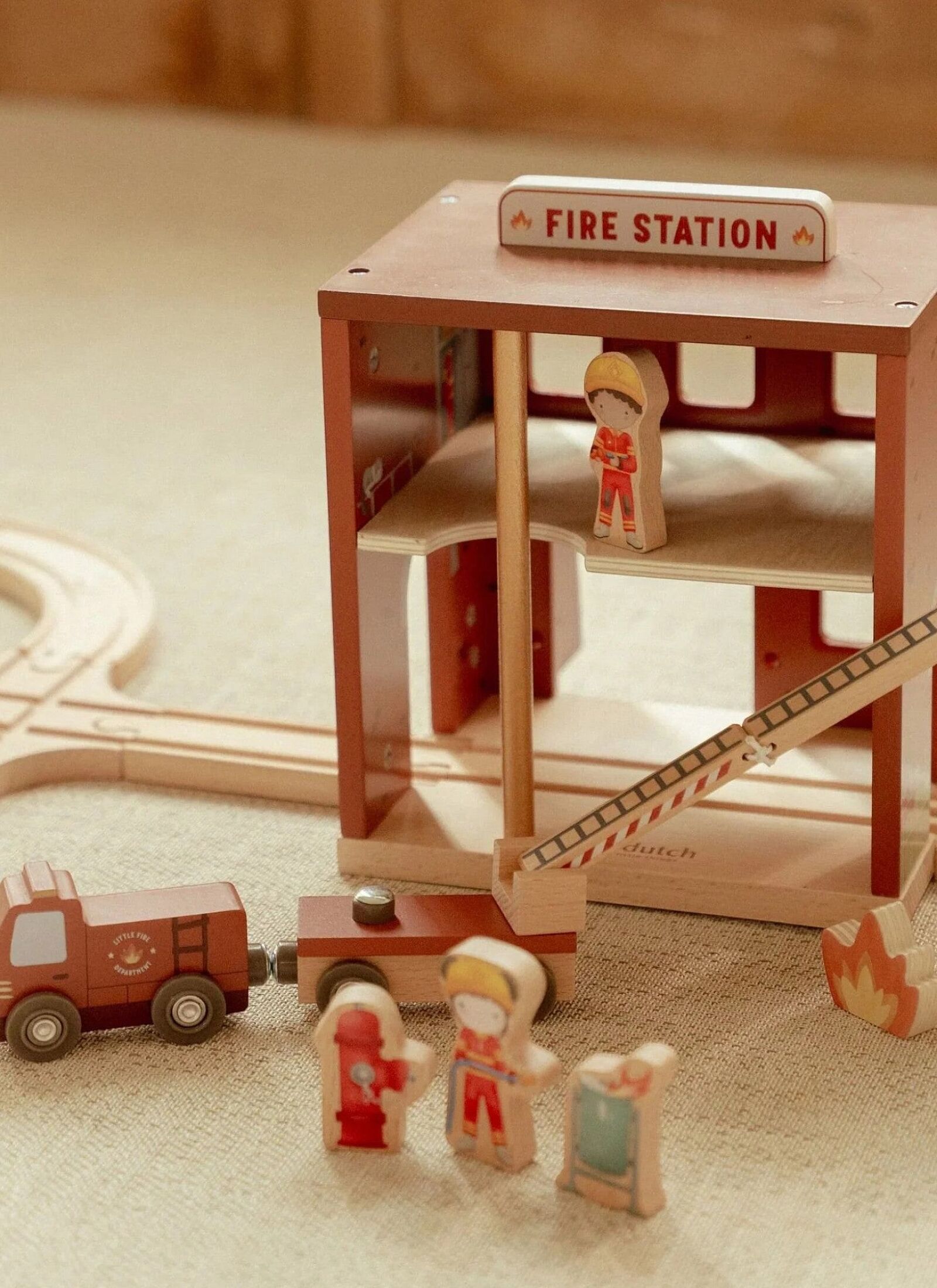 WOODEN FIRE STATION