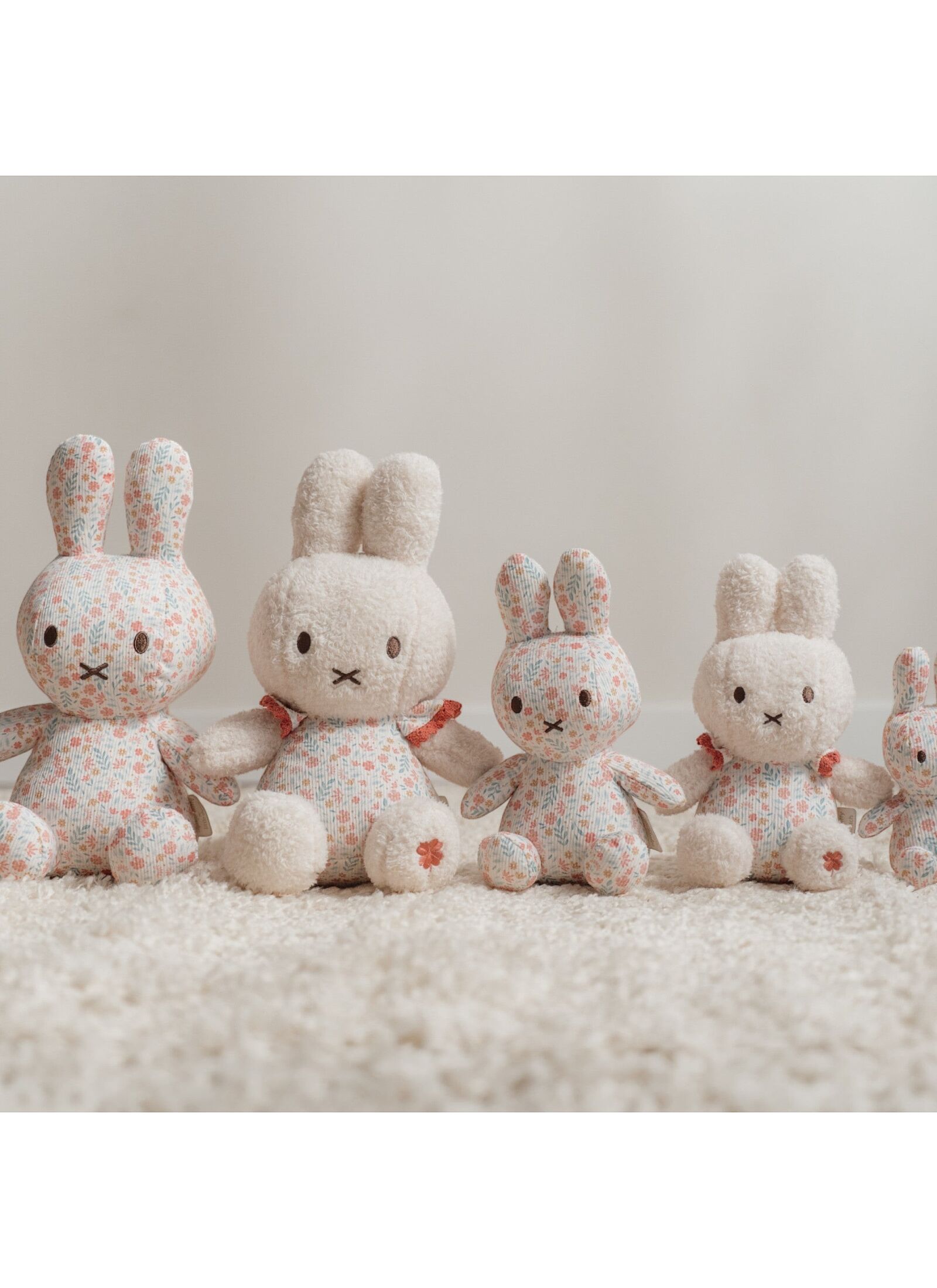 SOFT TOY 15CM MIFFY LUCKY BLOSSOM ALL OVER