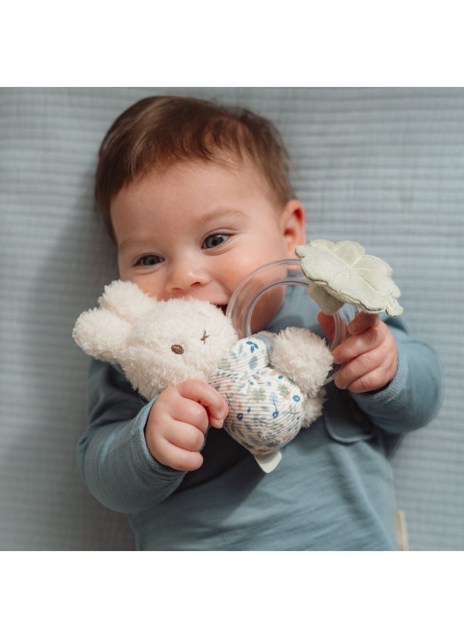 RING RATTLE MIFFY LUCKY LEAVES