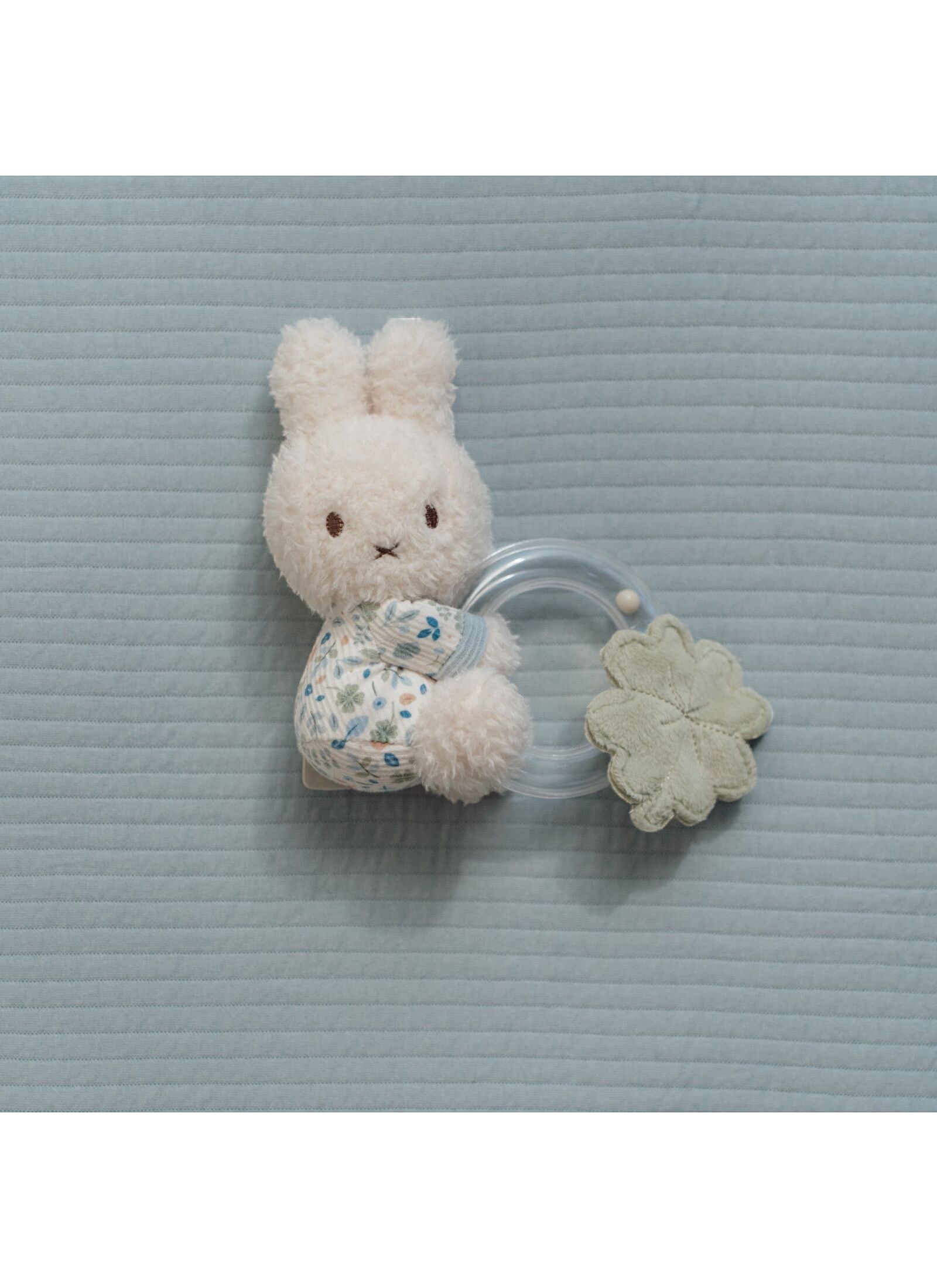 RING RATTLE MIFFY LUCKY LEAVES