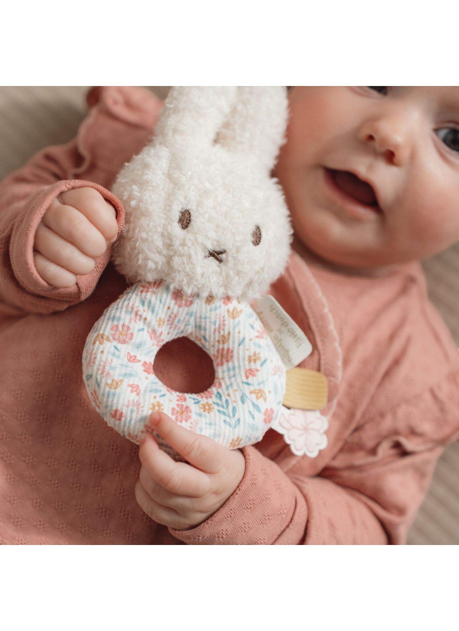 SOFT RING RATTLE MIFFY LUCKY BLOSSOM