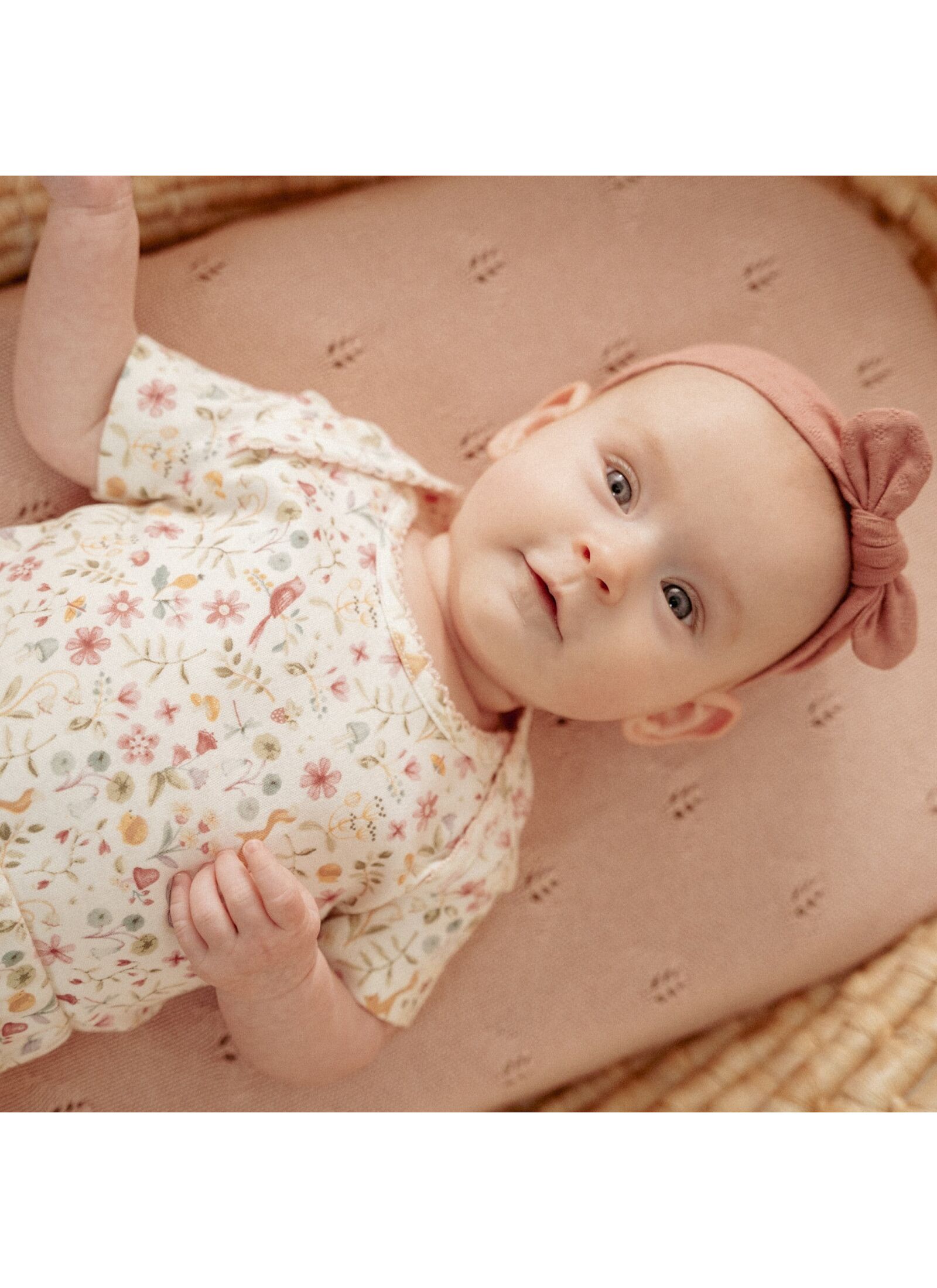 ORGANIC COTTON BODYSUIT FAIRY GARDEN