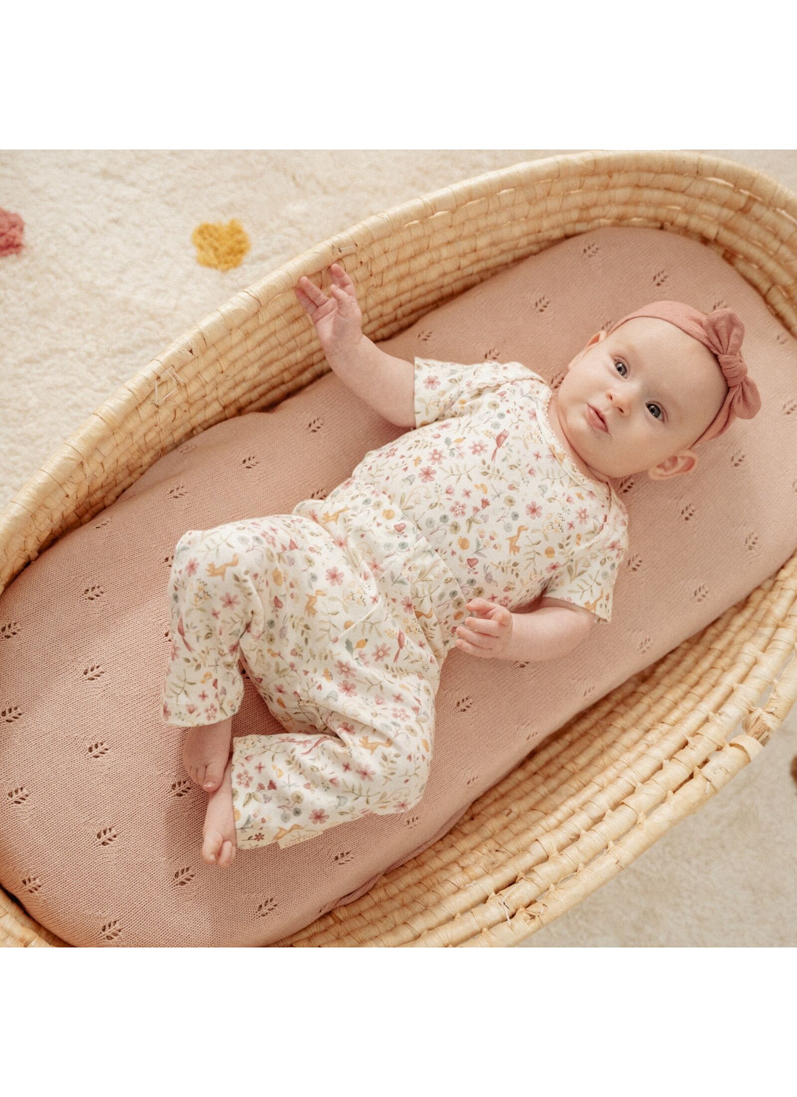 ORGANIC COTTON BODYSUIT FAIRY GARDEN