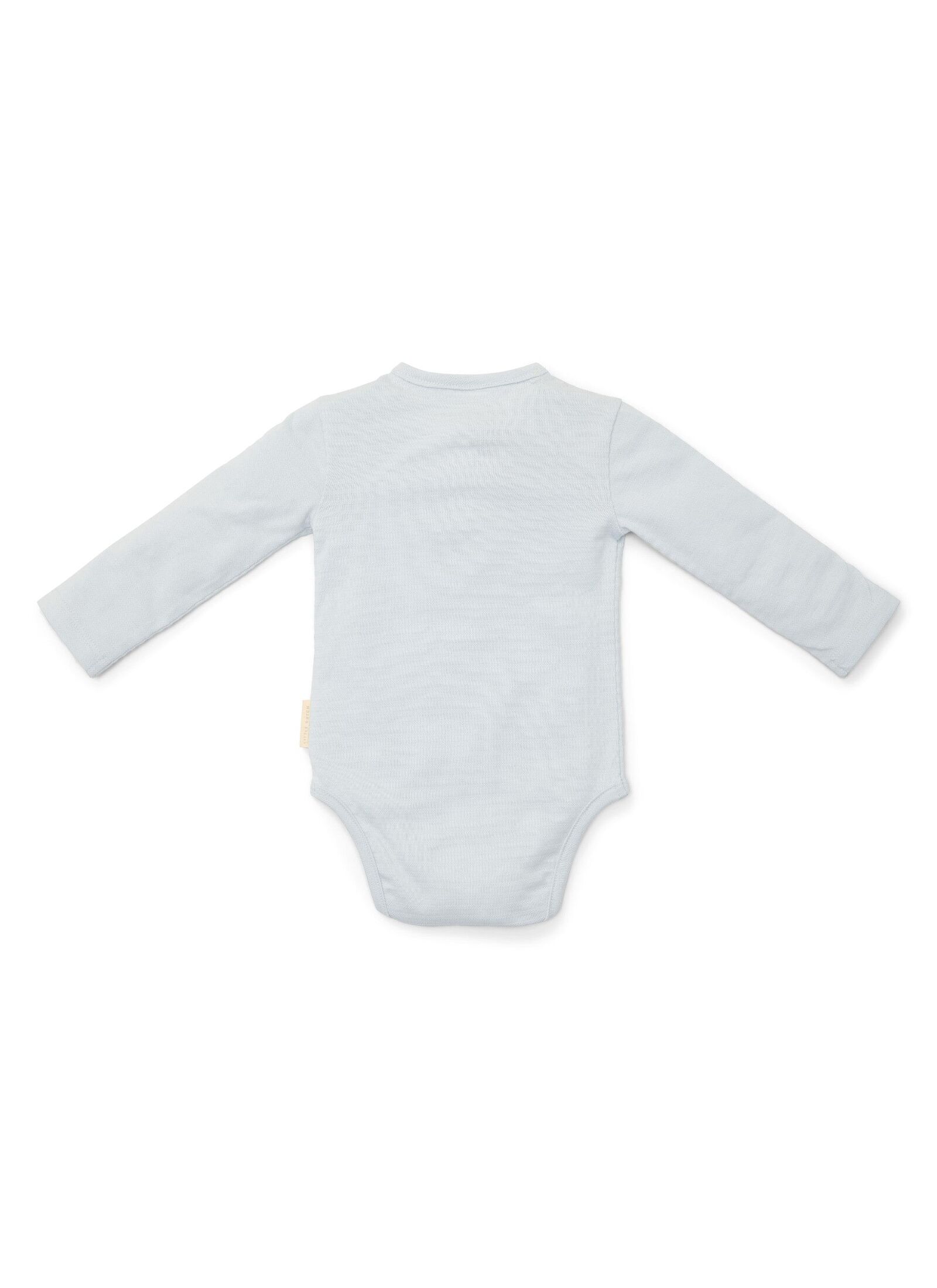 ORGANIC COTTON LONG SLEEVE JUMPSUIT BABY BLUE