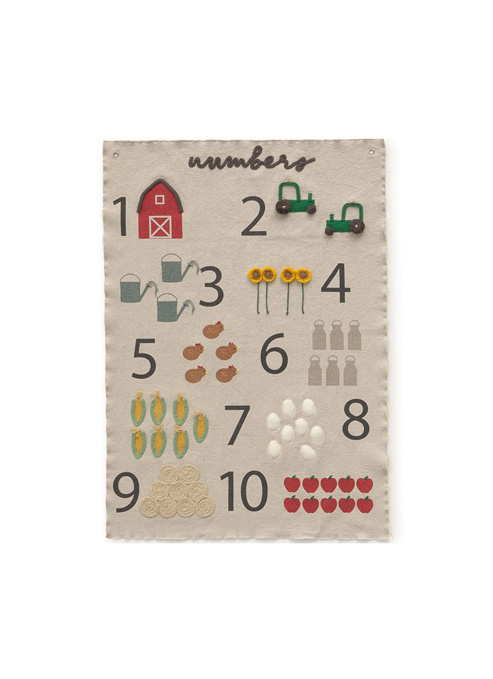 WALL HANGING FARM NUMBERS
